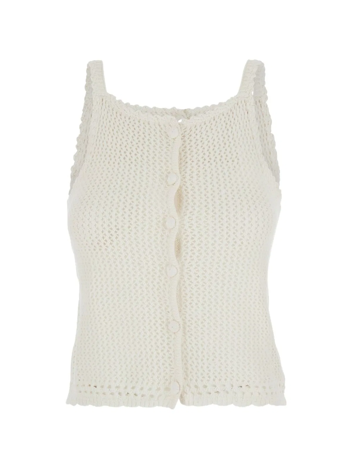 Linen And Cotton Blend Top