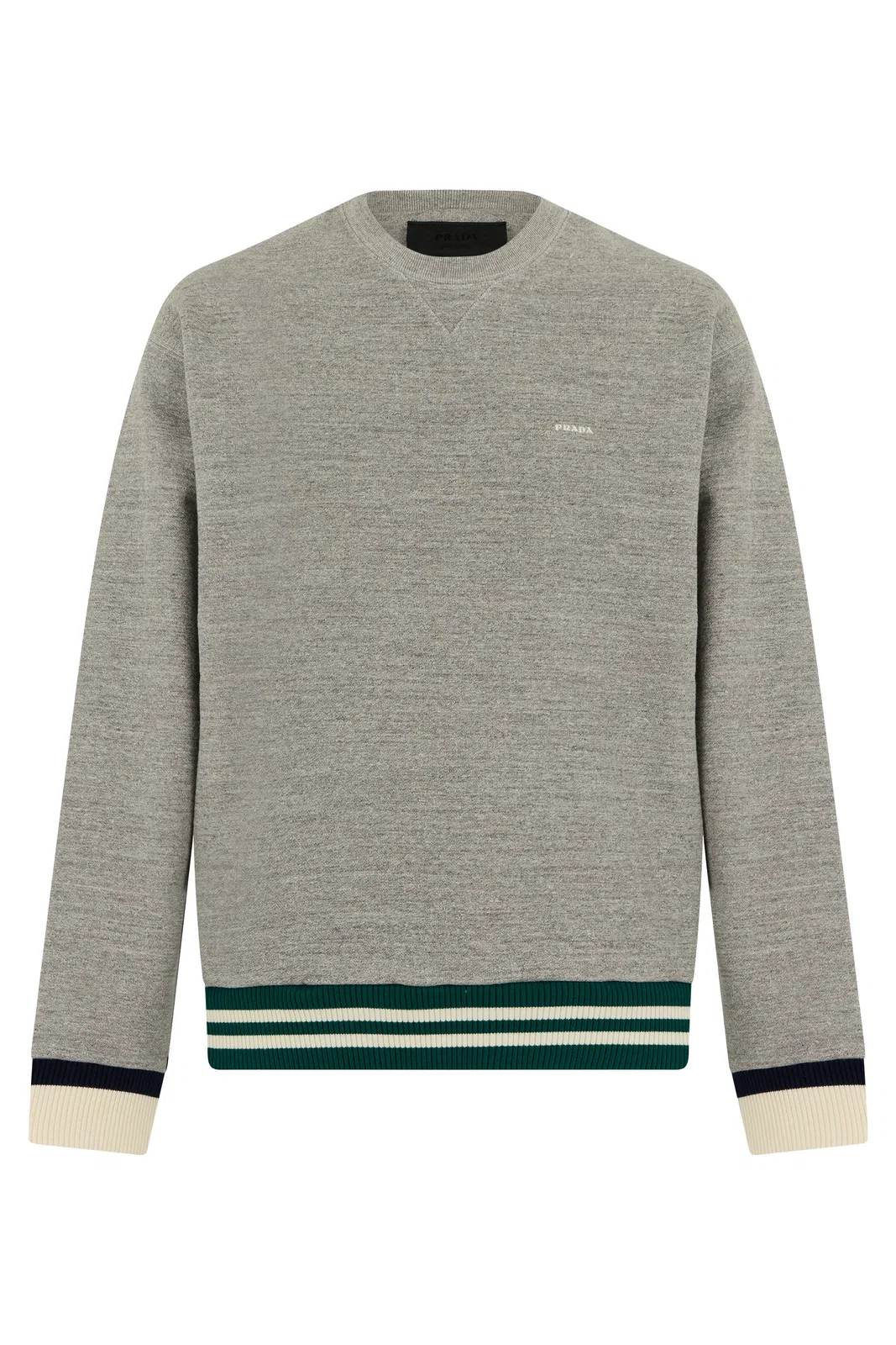 Crew Neck Sweatshirt In Cotton