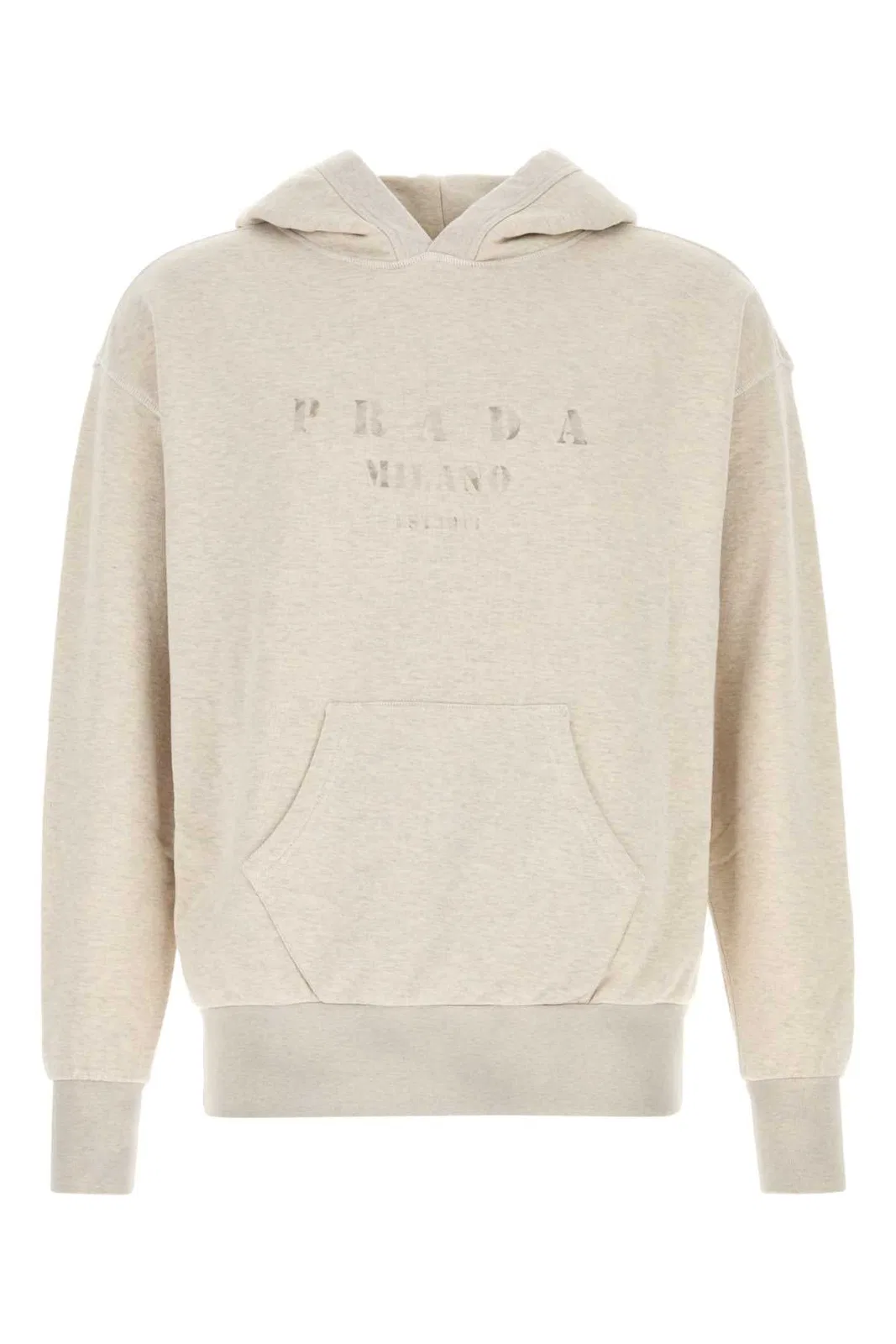 Melange Sand Cotton Sweatshirt