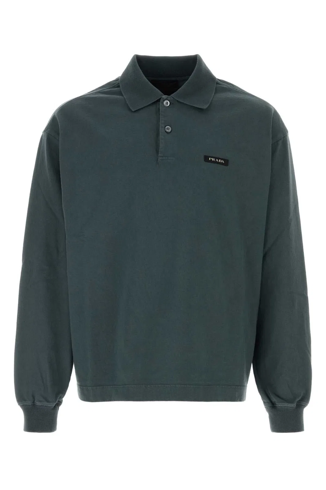 Petrol Blue Cotton Polo Shirt