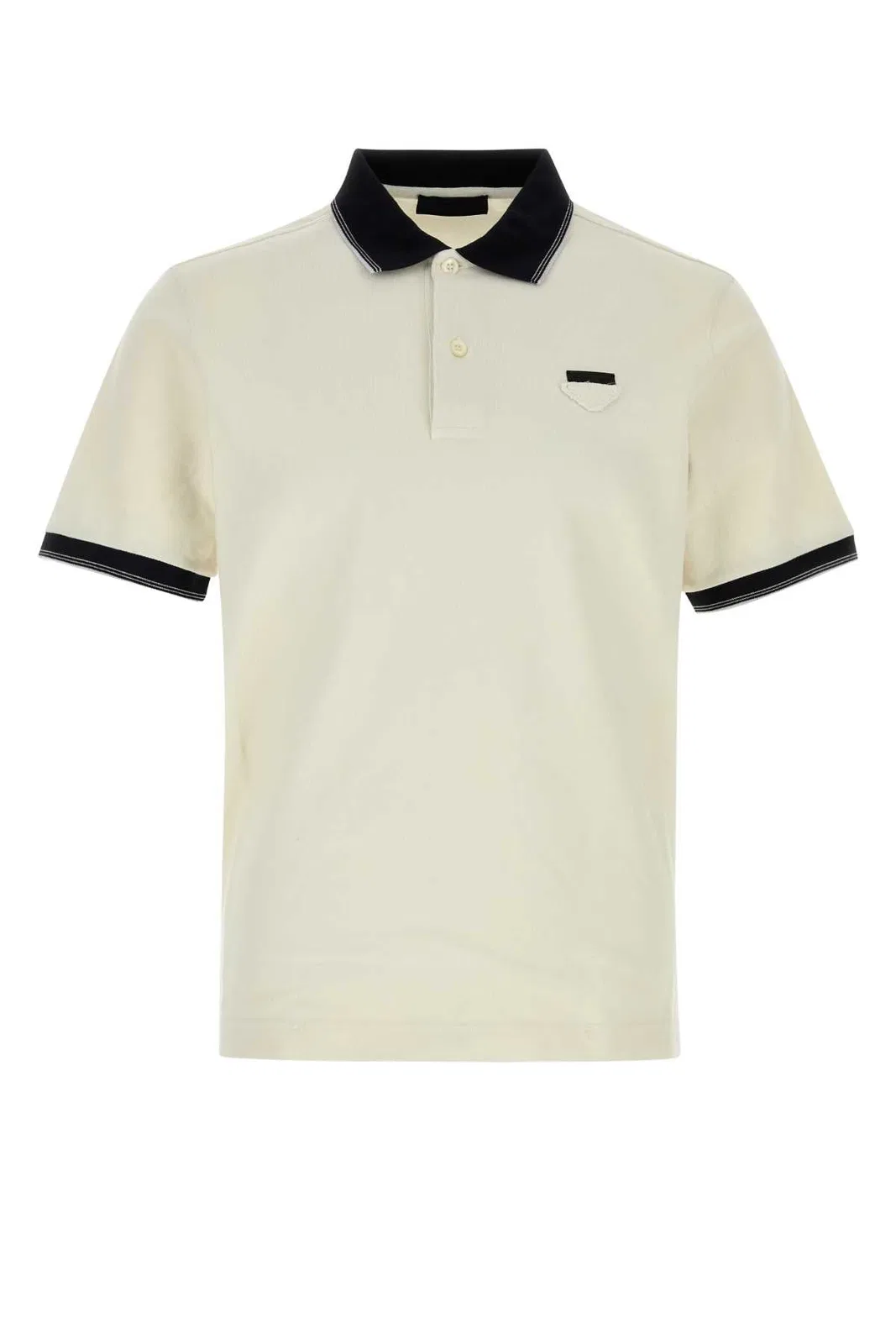 Ivory Piquet Polo Shirt