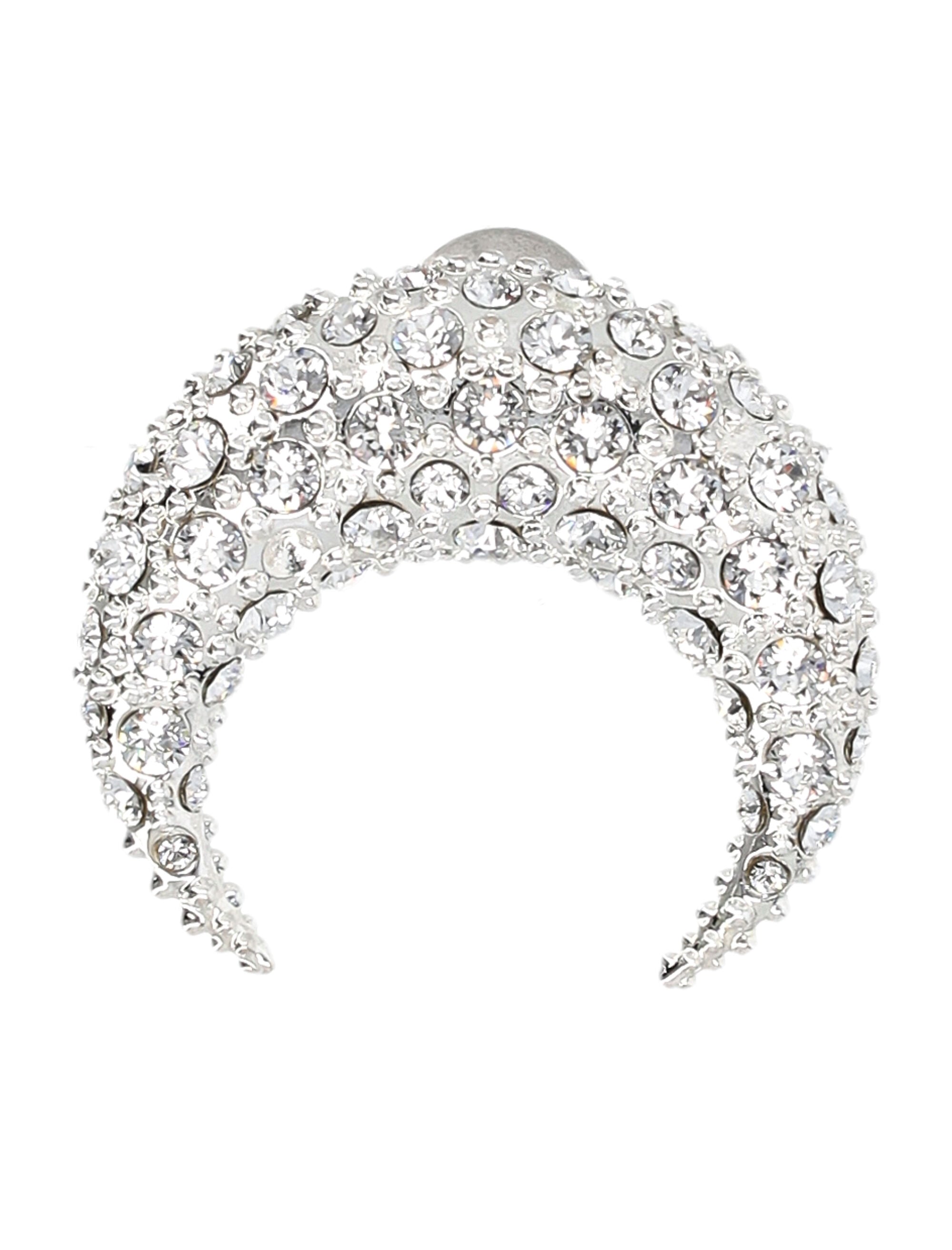 Moon Strass Earring Large