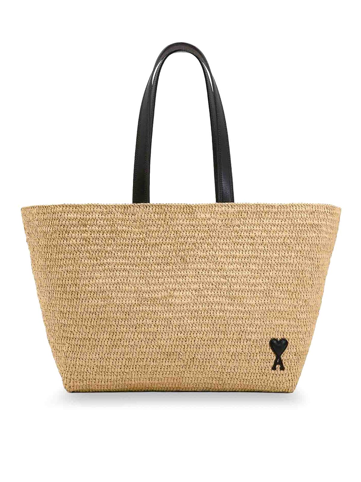Ami De Coeur Shoulder Bag In Raffia