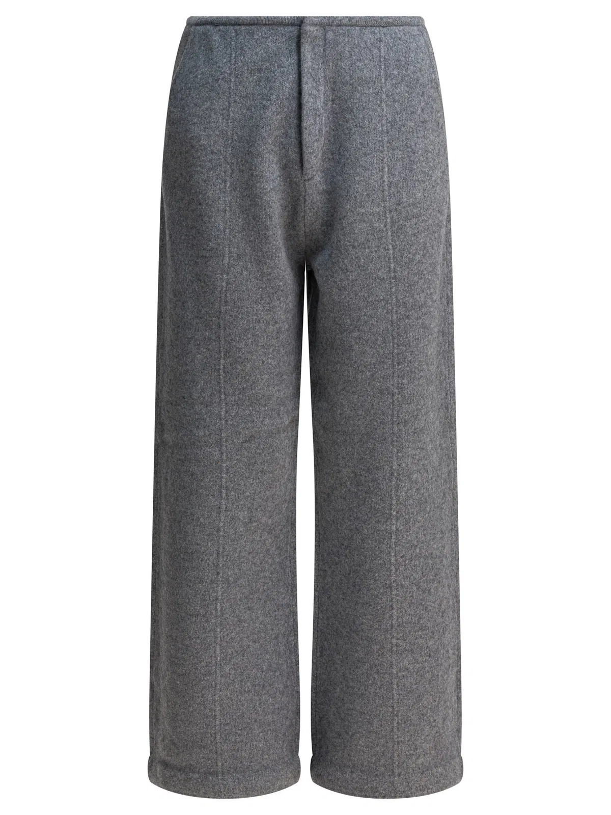 Grey Wool Cashmere Trousers