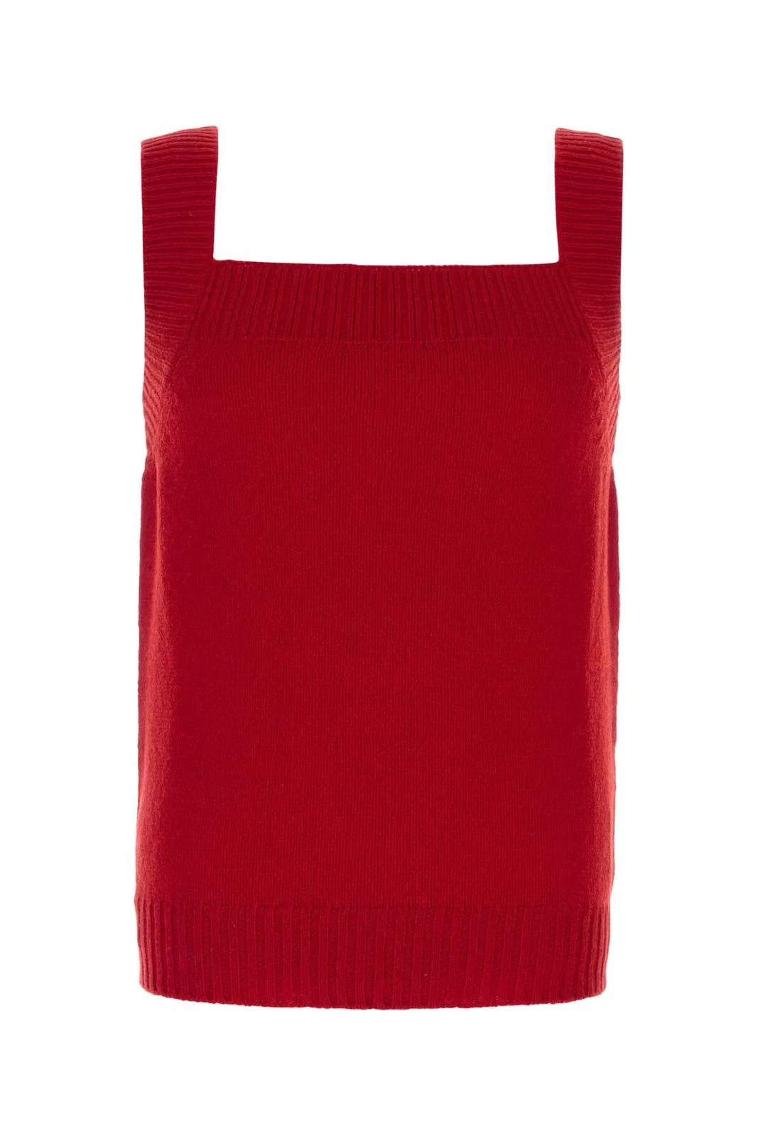 Red Wool Vest