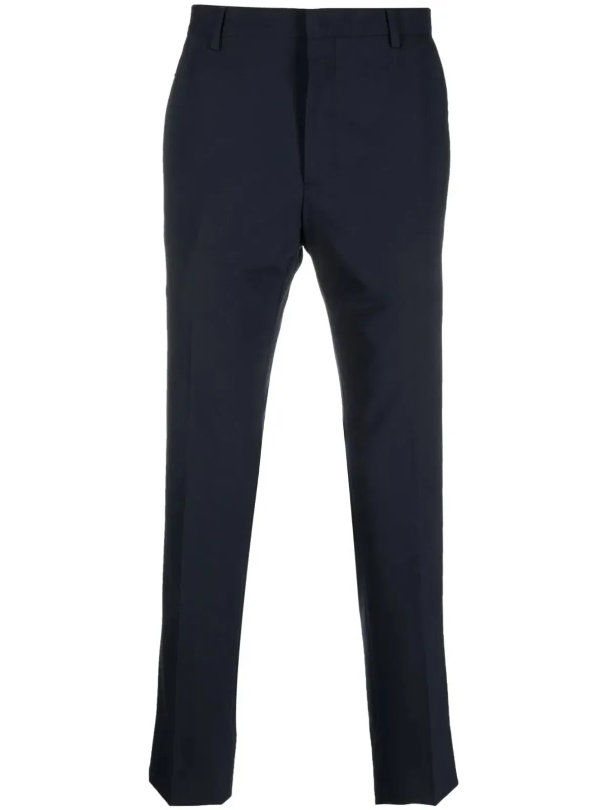 Prada Navy Blue Stretch Wool Pant