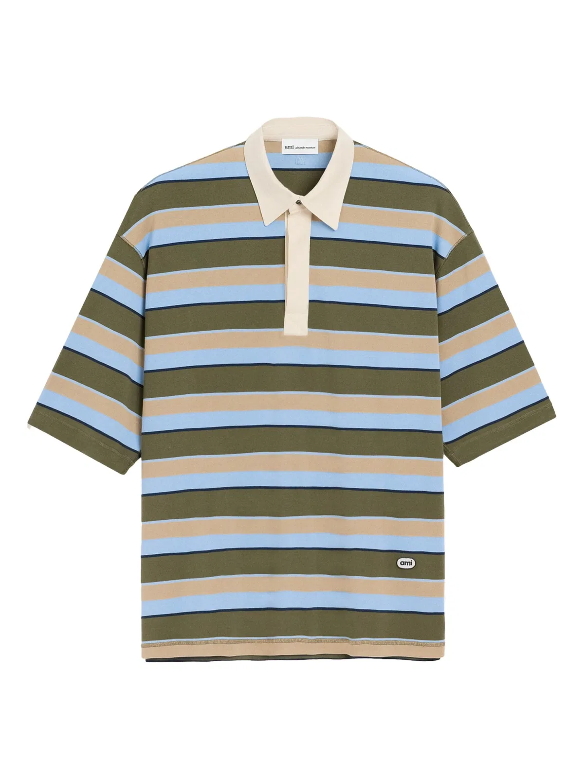 Cotton Striped Polo Shirt