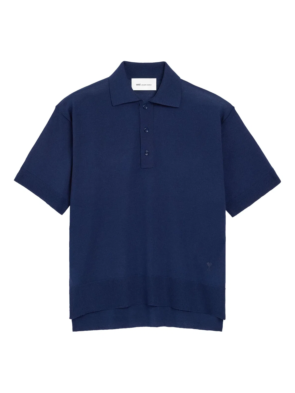 Short-Sleeve Wool Polo Shirt
