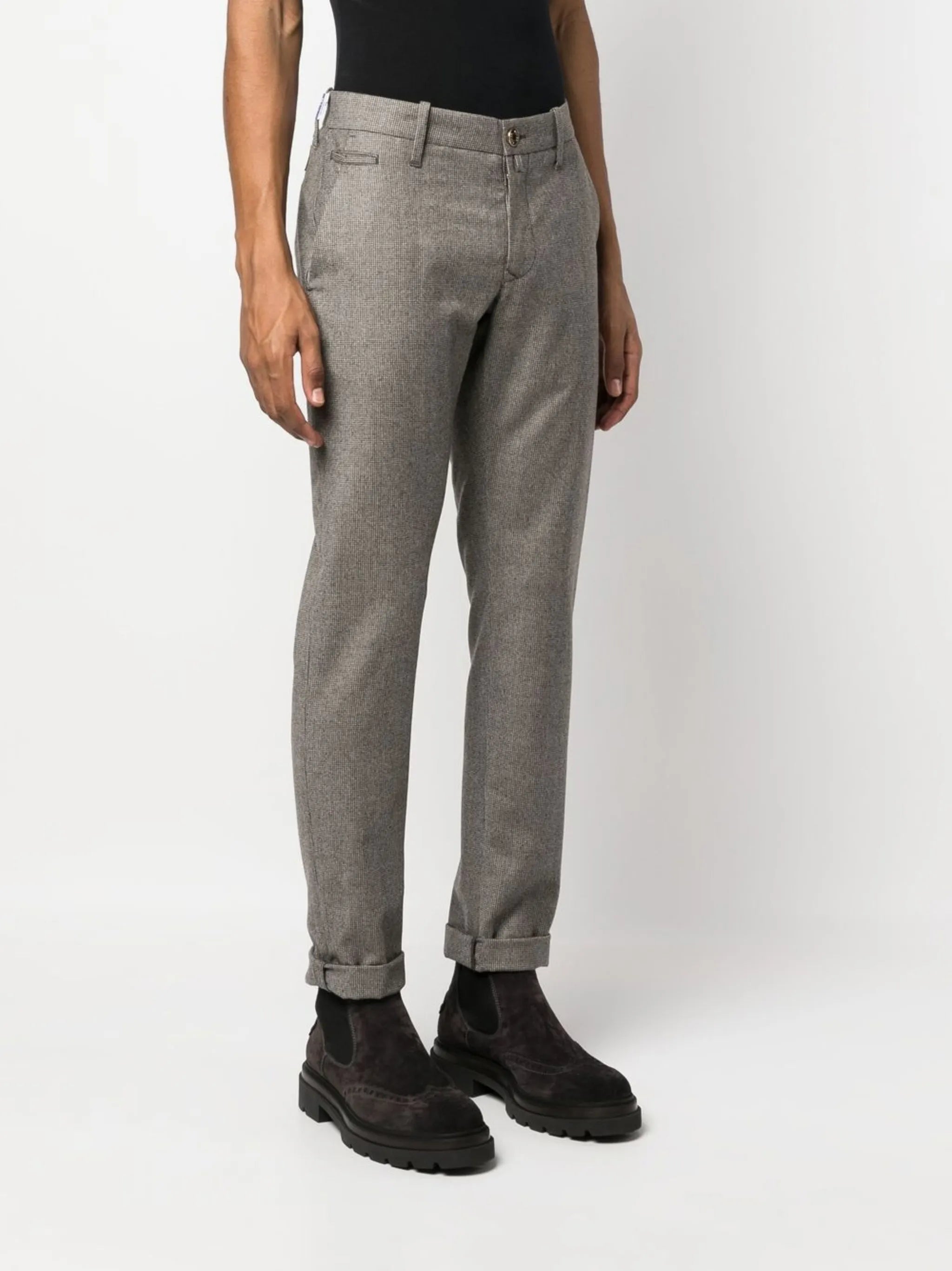 Jacob Cohen Wool Pants Cuadro