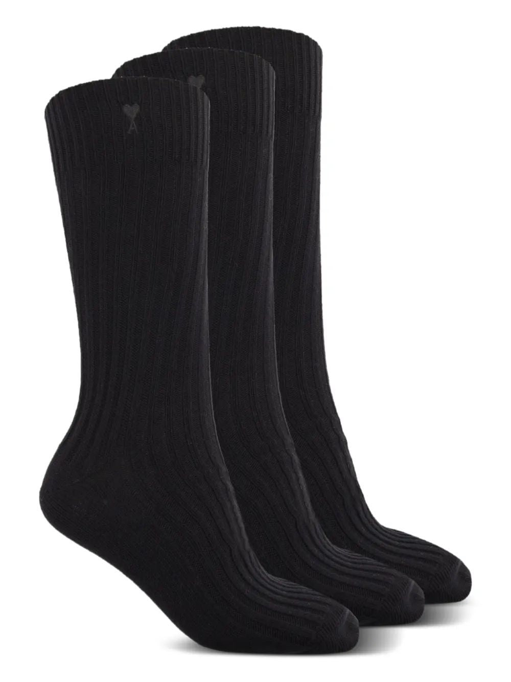 Three Pack Black Ami De Coeur Socks