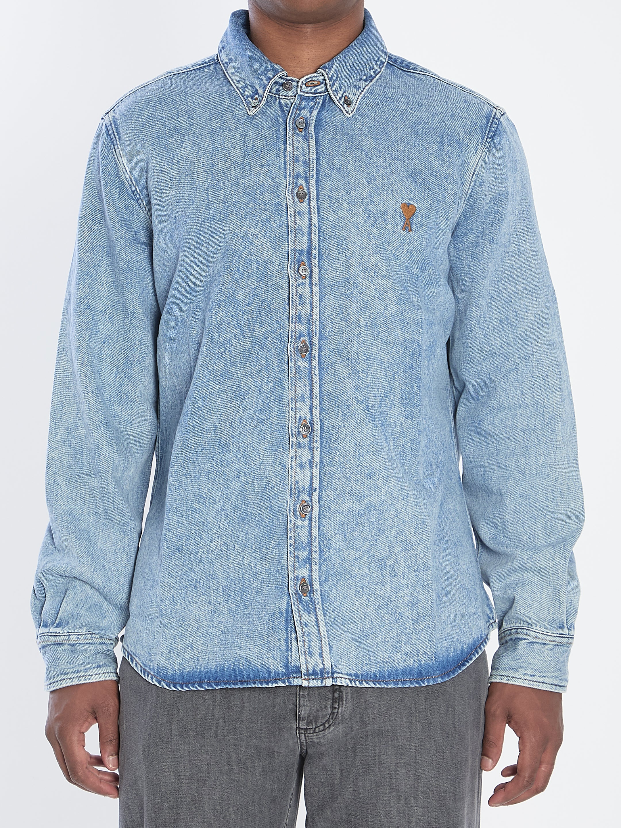 Contrasted Ami De Coeur Shirt