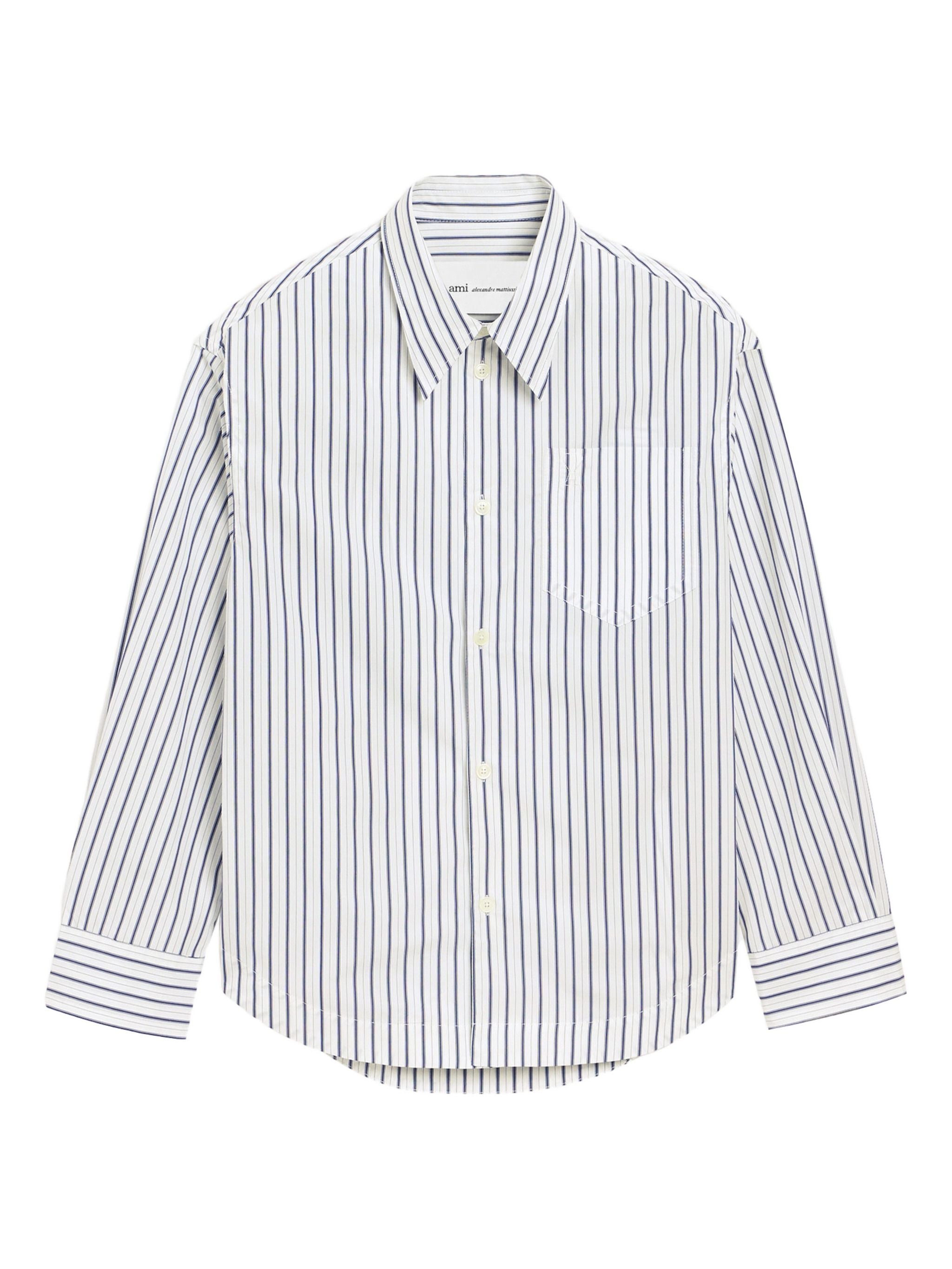 De Coeur Striped Chest-Pocket Shirt
