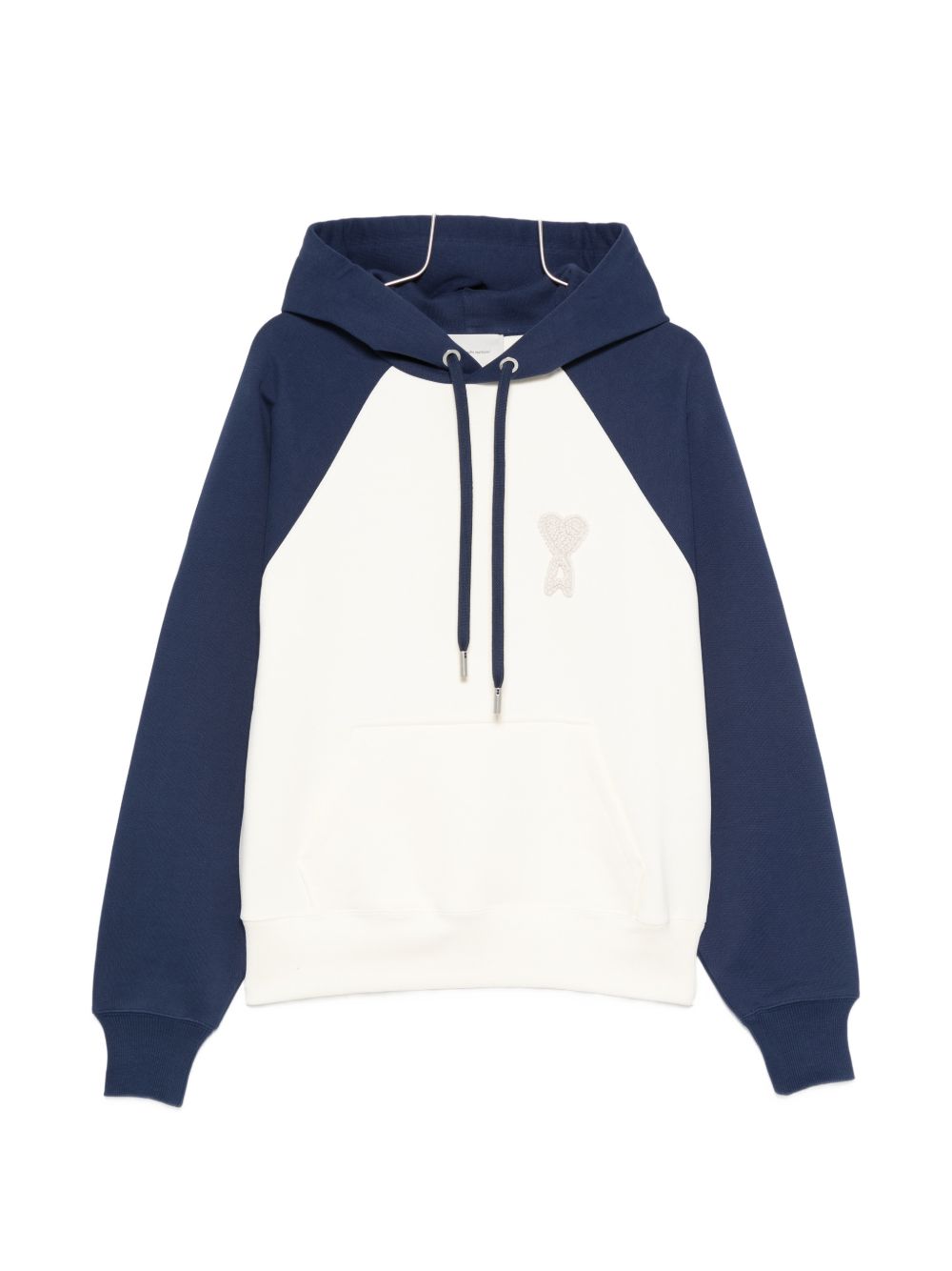 Ami De Coeur Hoodie In Cream/Blue