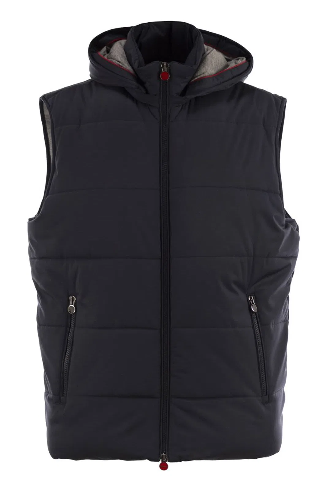Hooded Sleeveless Jacket