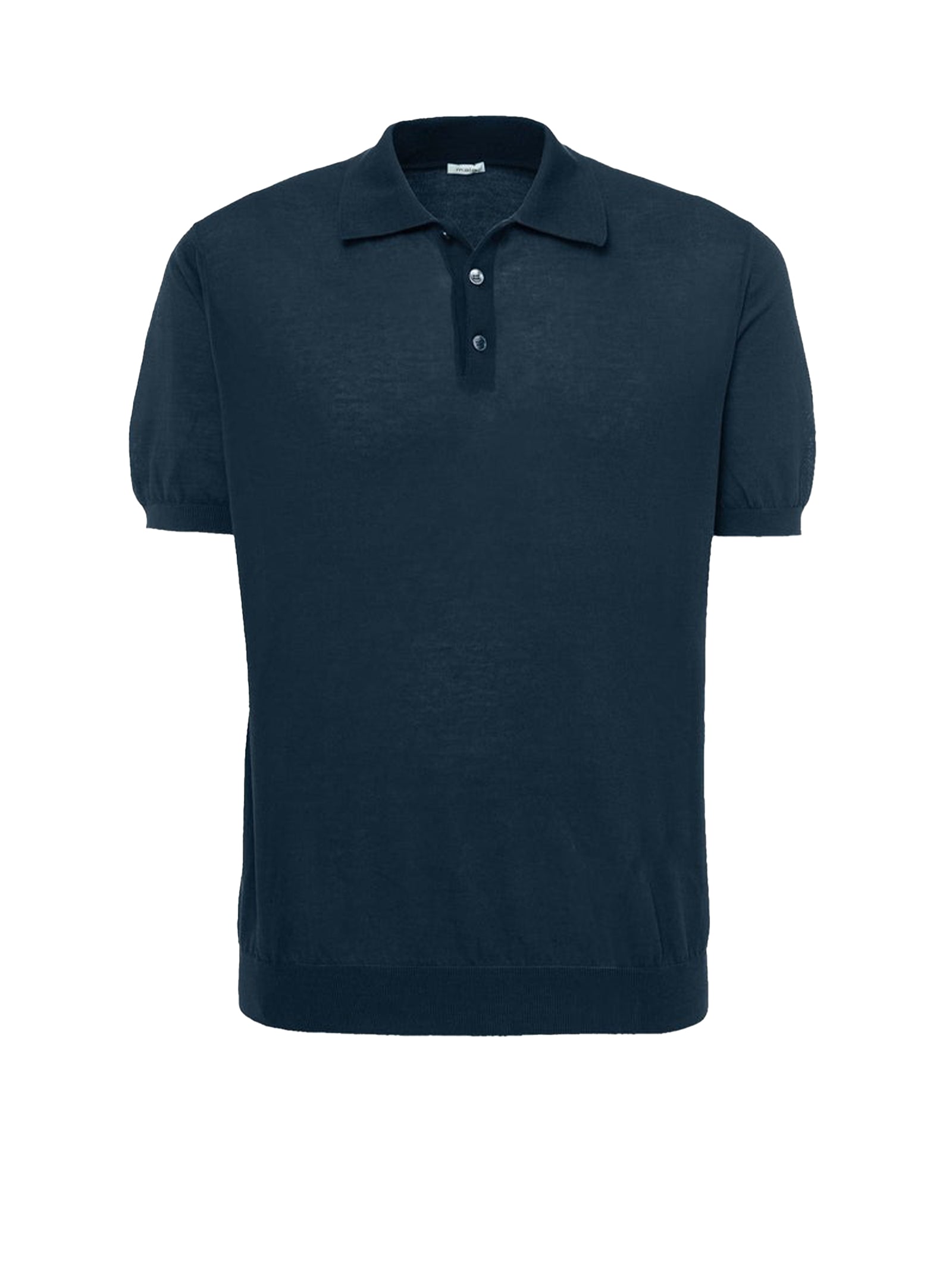 Polo With Short Sleeves In Blue