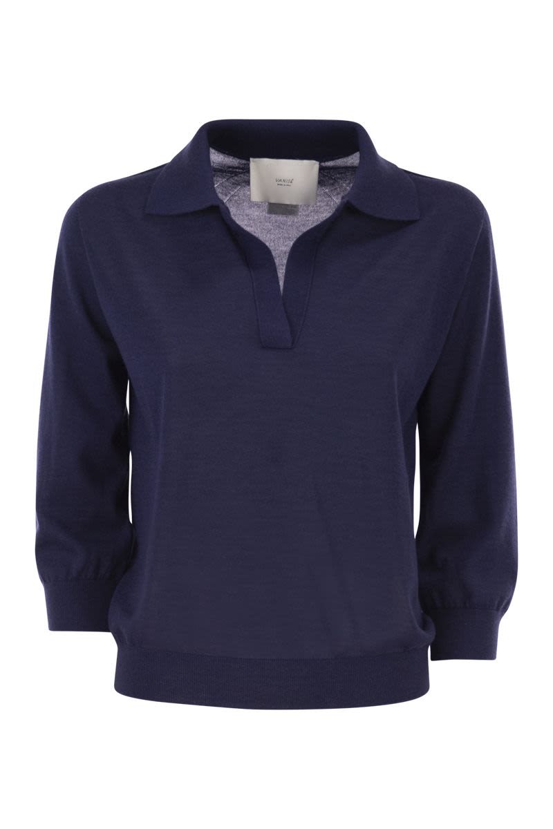 Cashmere And Silk Knitted Polo