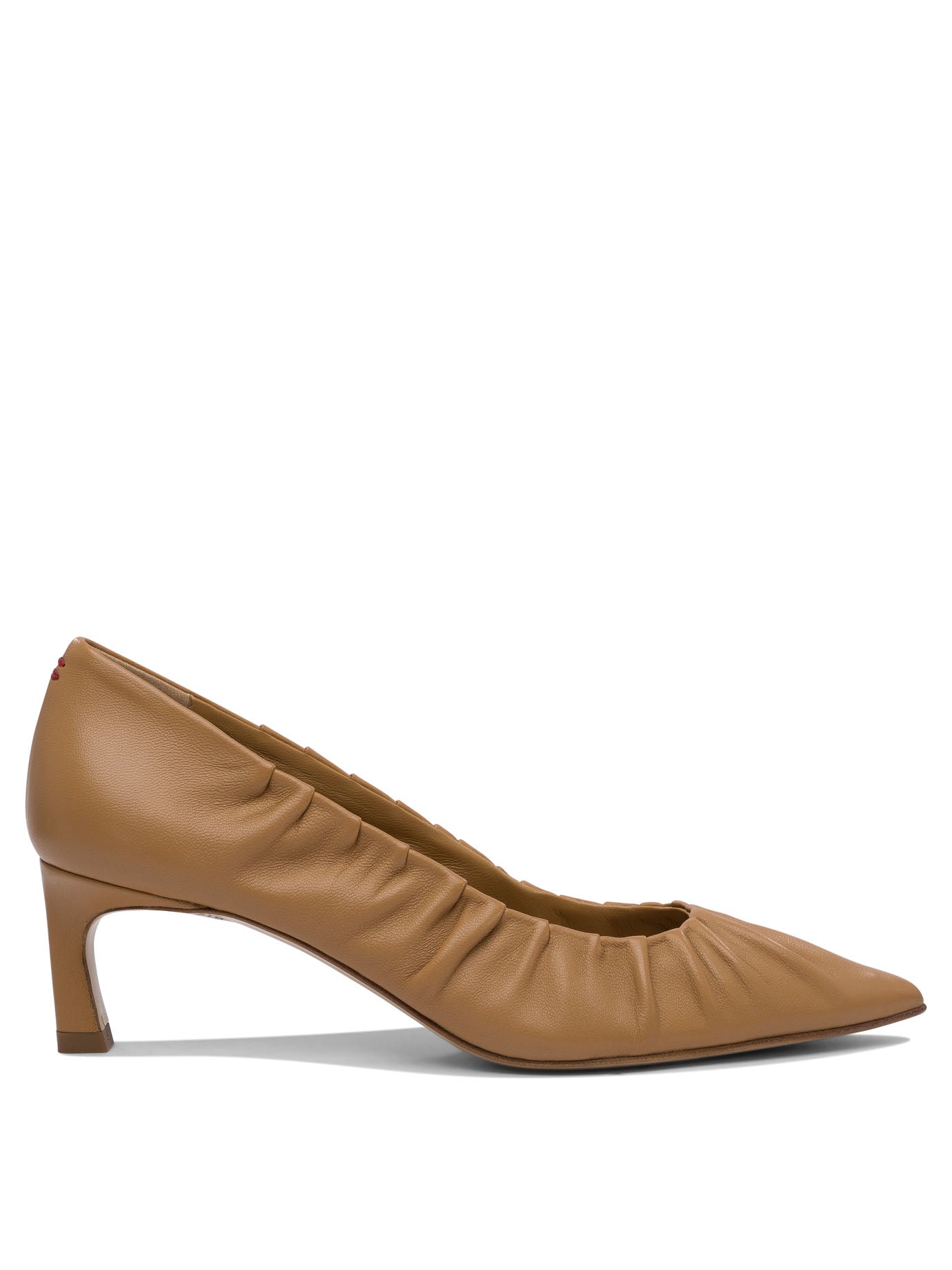 Brown Rubber Heeled Shoes