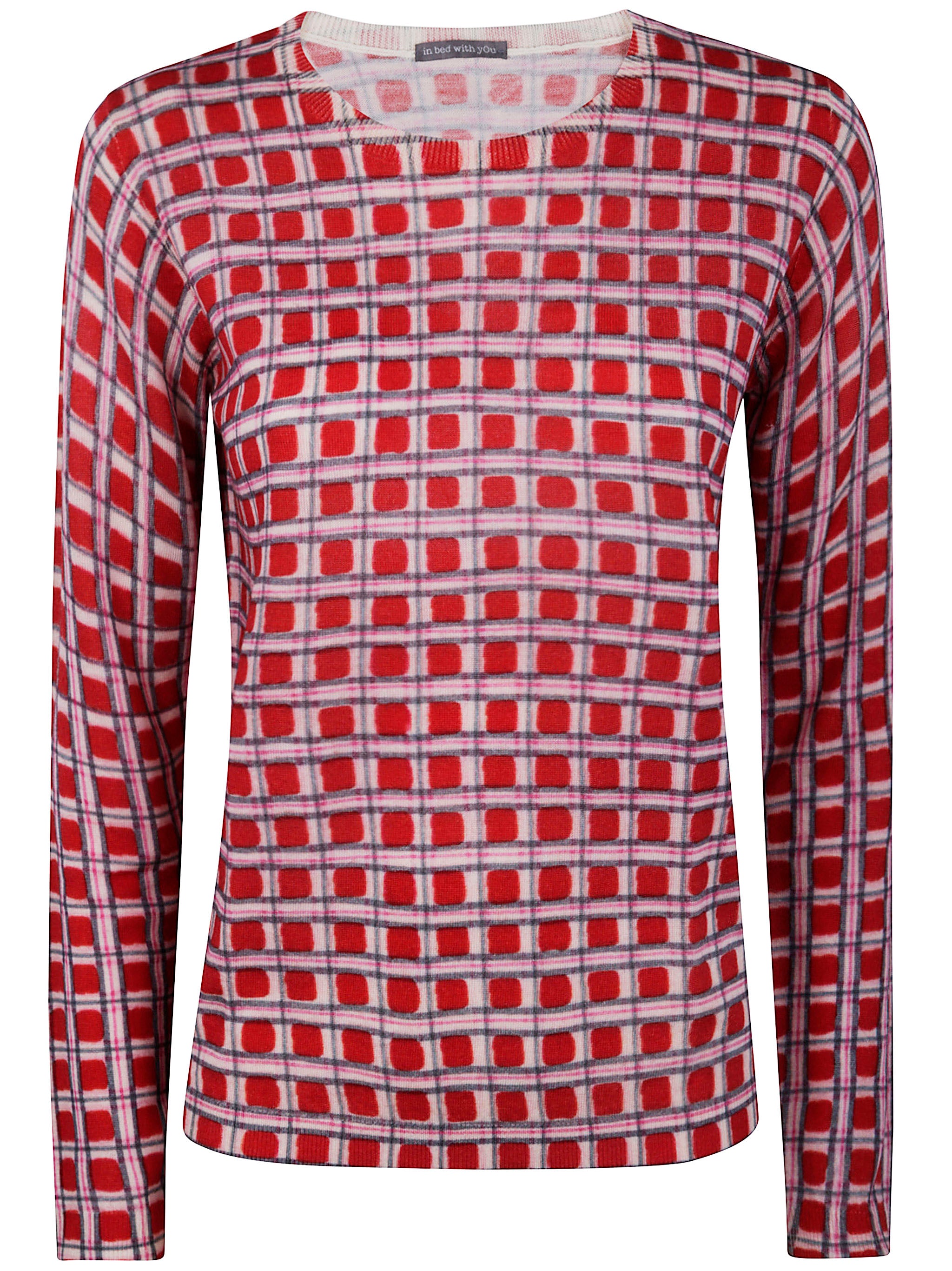 Boatneck Printed Jumper