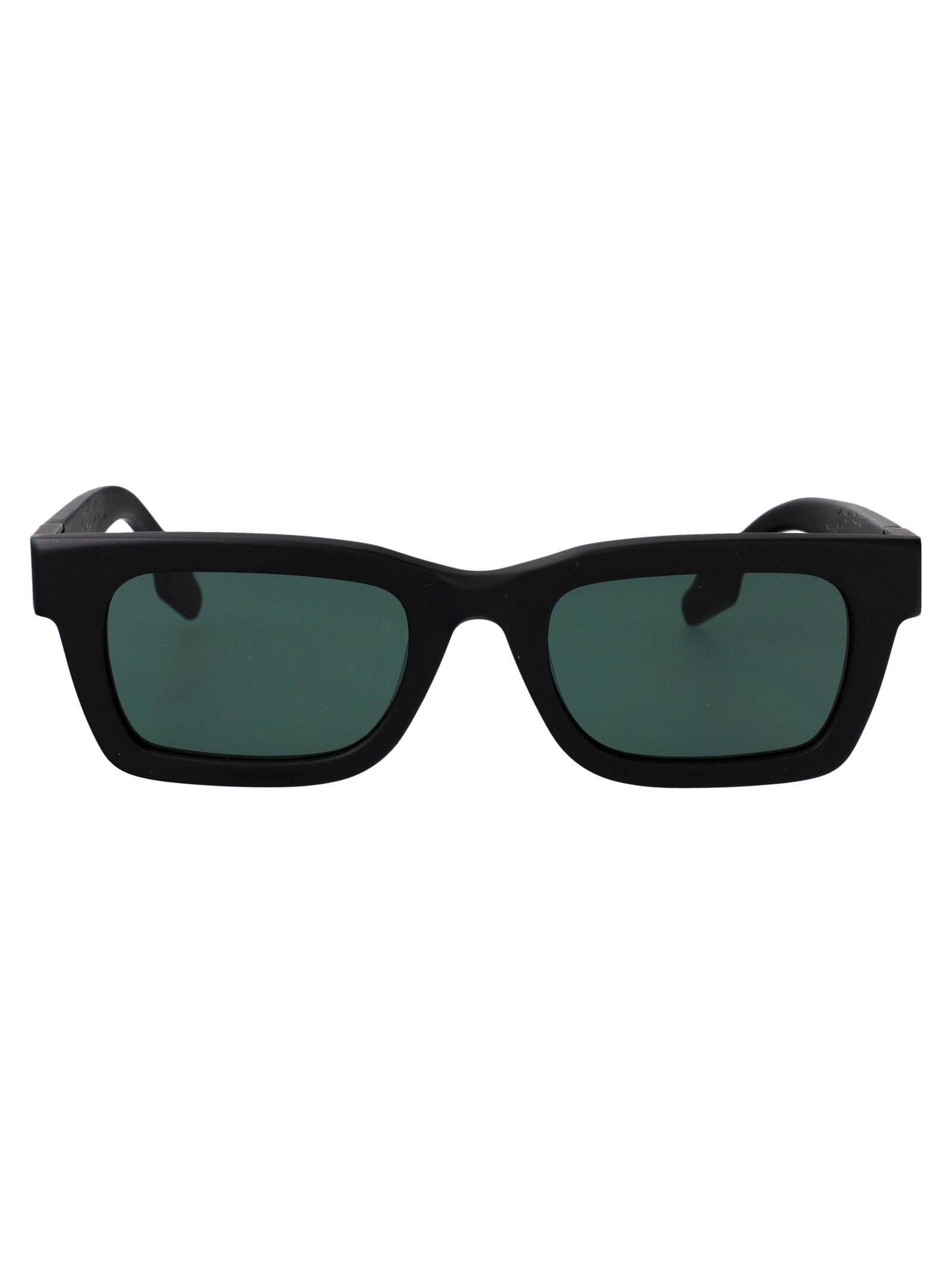 -Mbk/G15 Matte Black Green Acetate Sunglasses