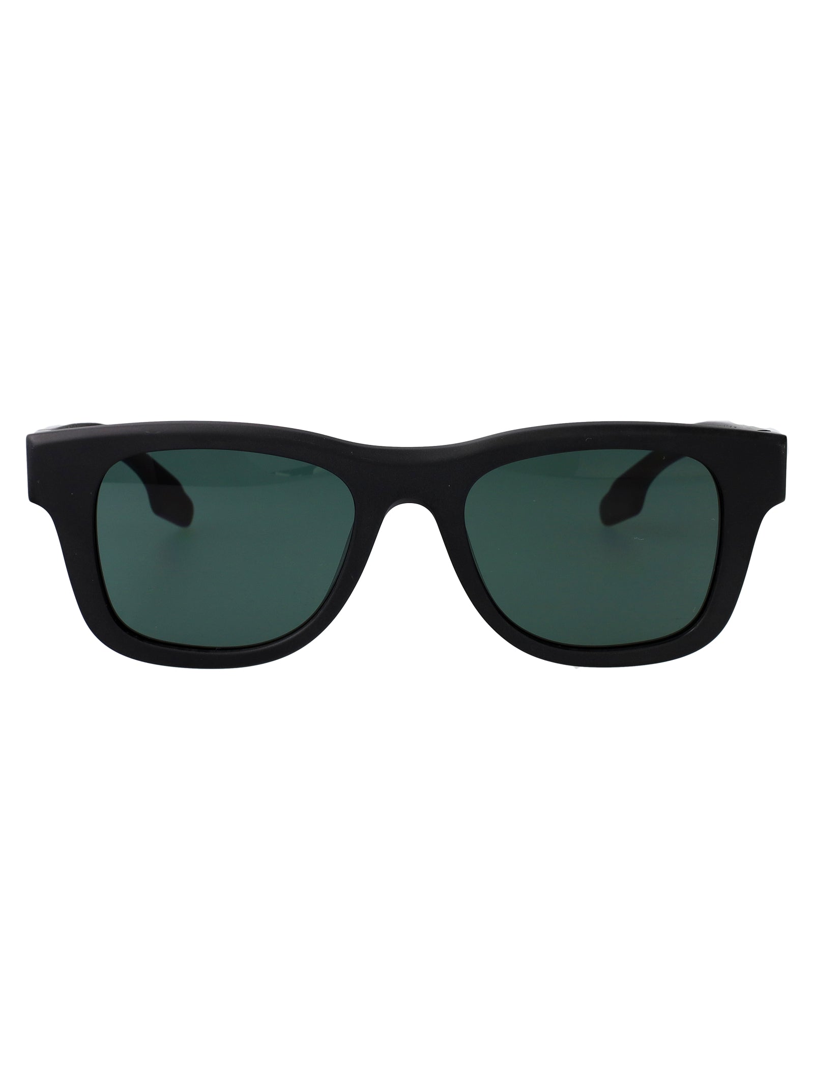 -Mbk/G15 Matte Black Green Acetate Sunglasses