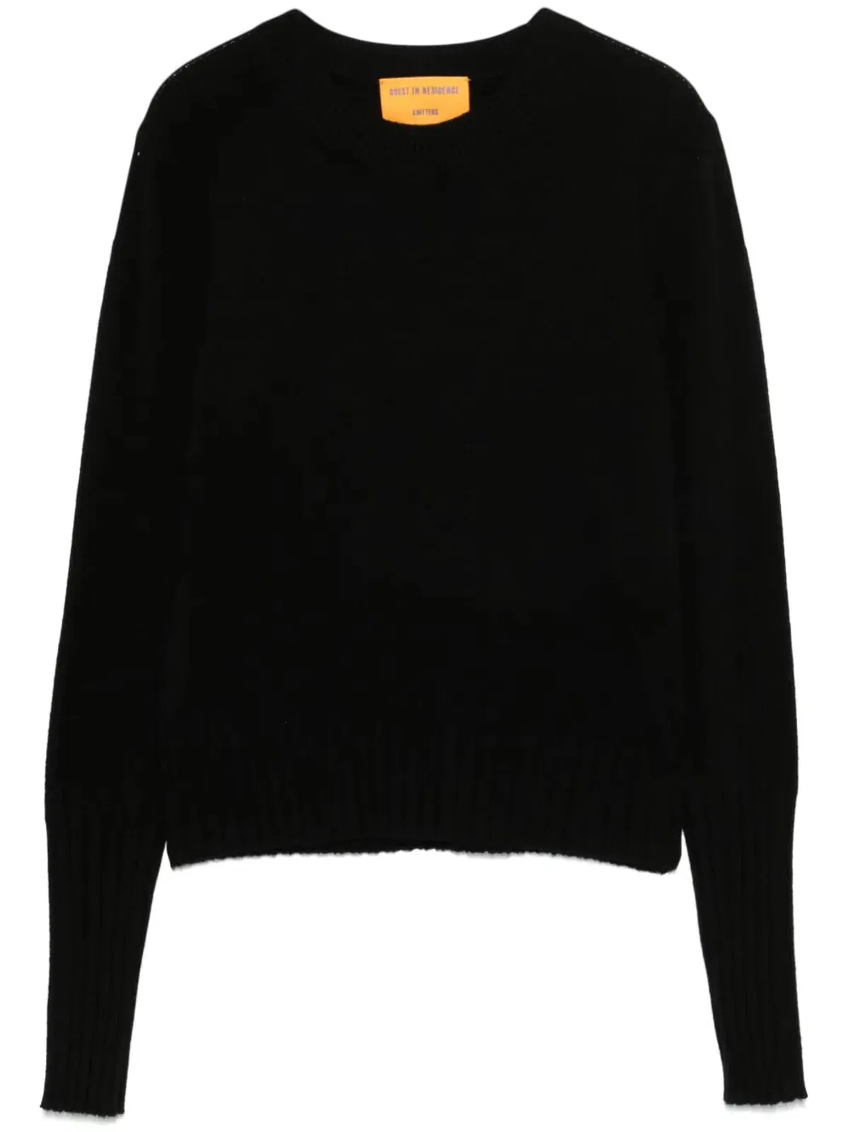 "Shrunken" Crew Neck Cashmere Sweater