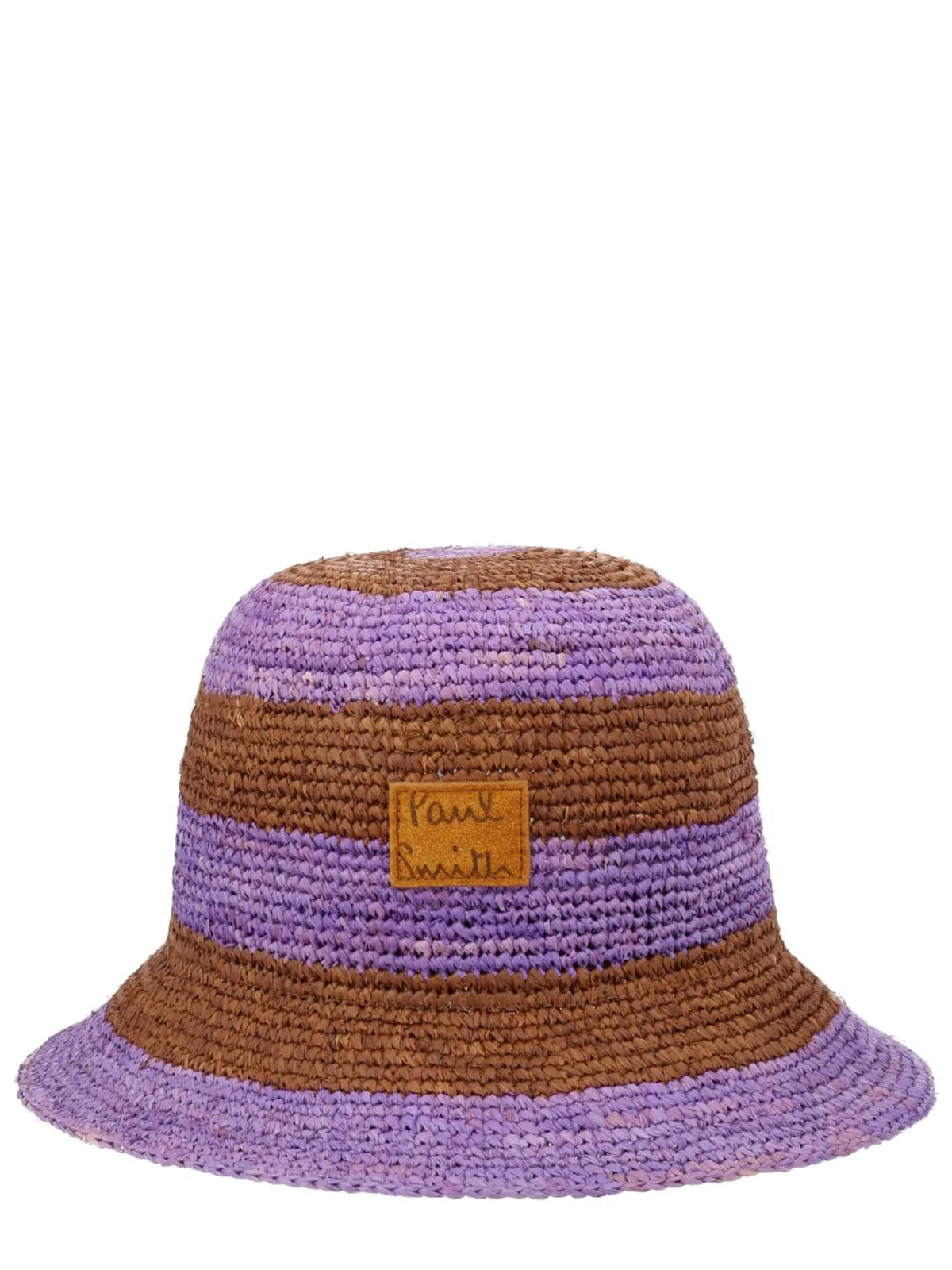 Paul Smith Purple Raffia Hat