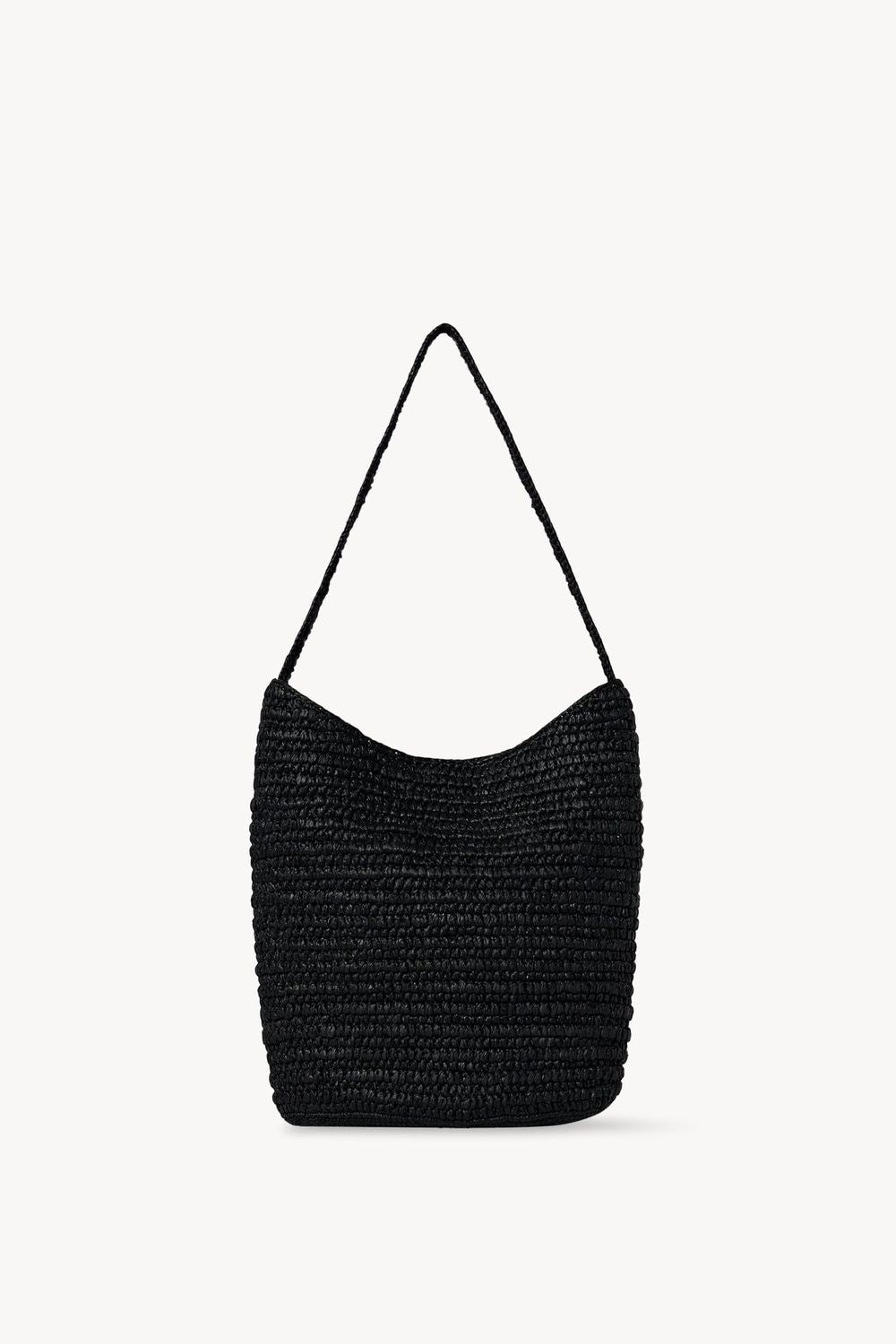 Black Raffia Soul Bag