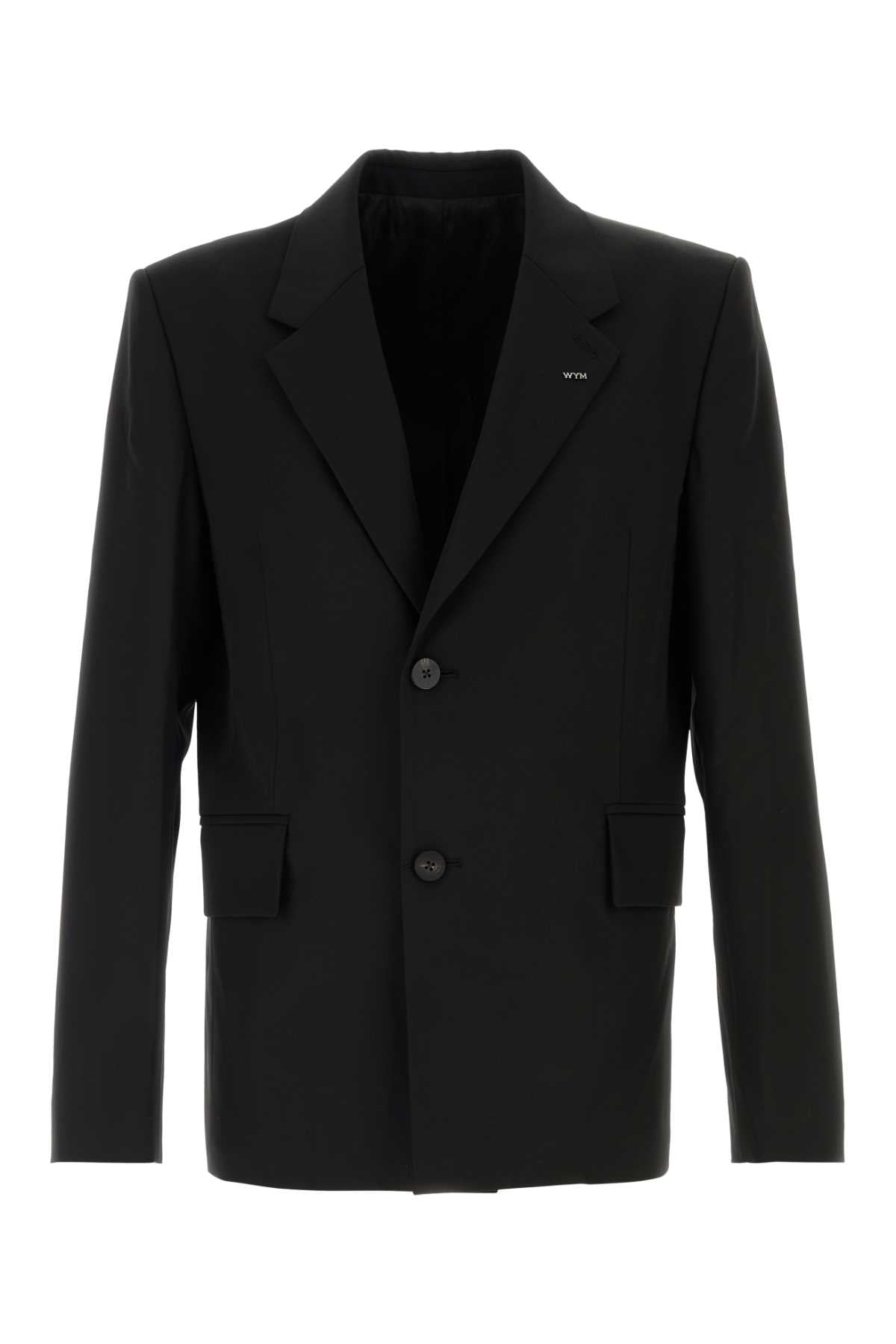 Black Wool Blazer