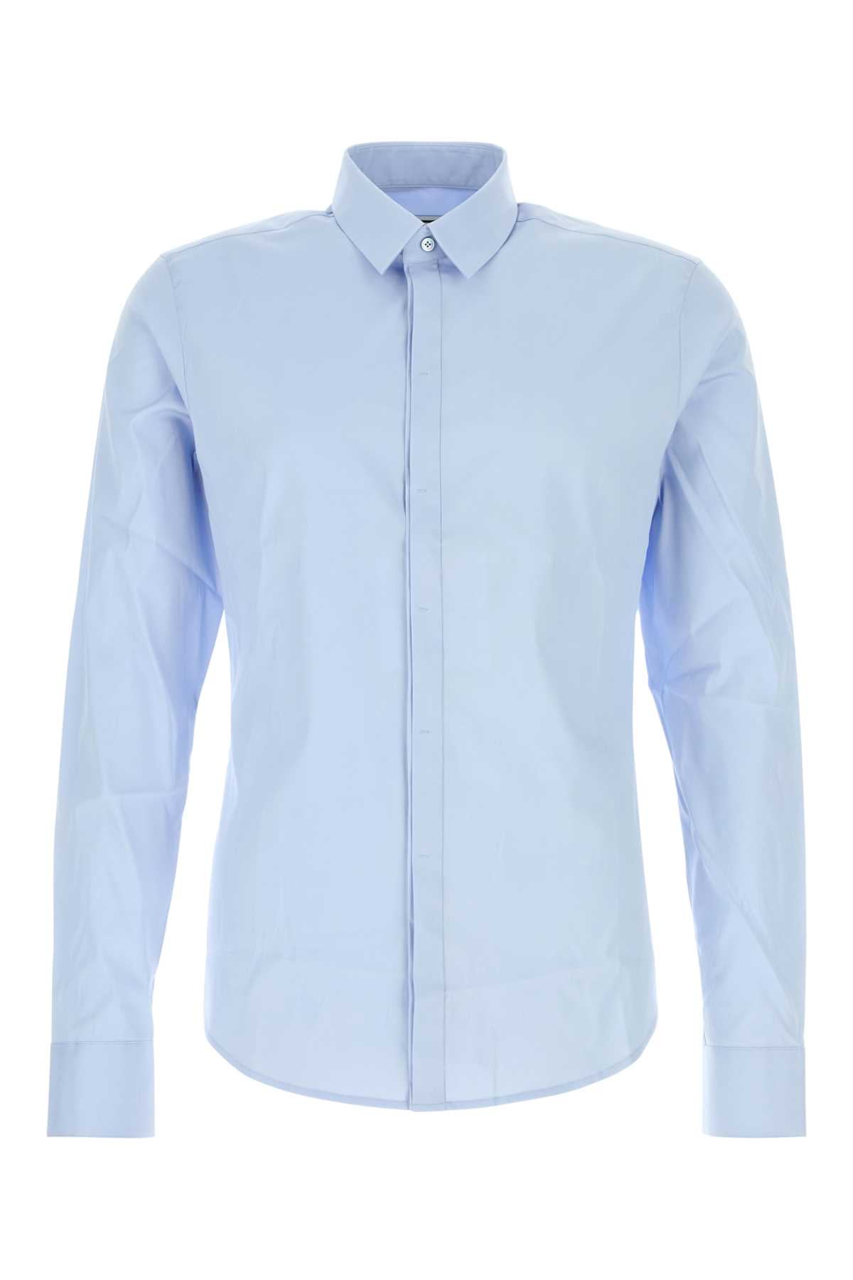 Light Blue Poplin Shirt