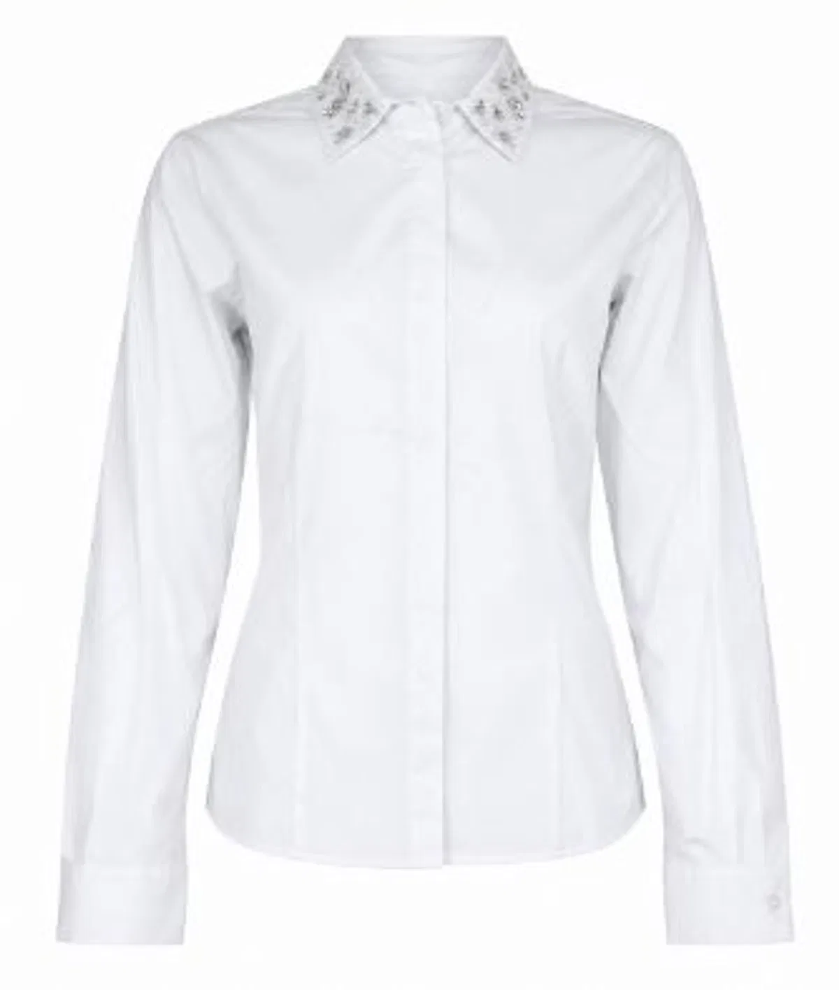 Optical White Cotton Shirt