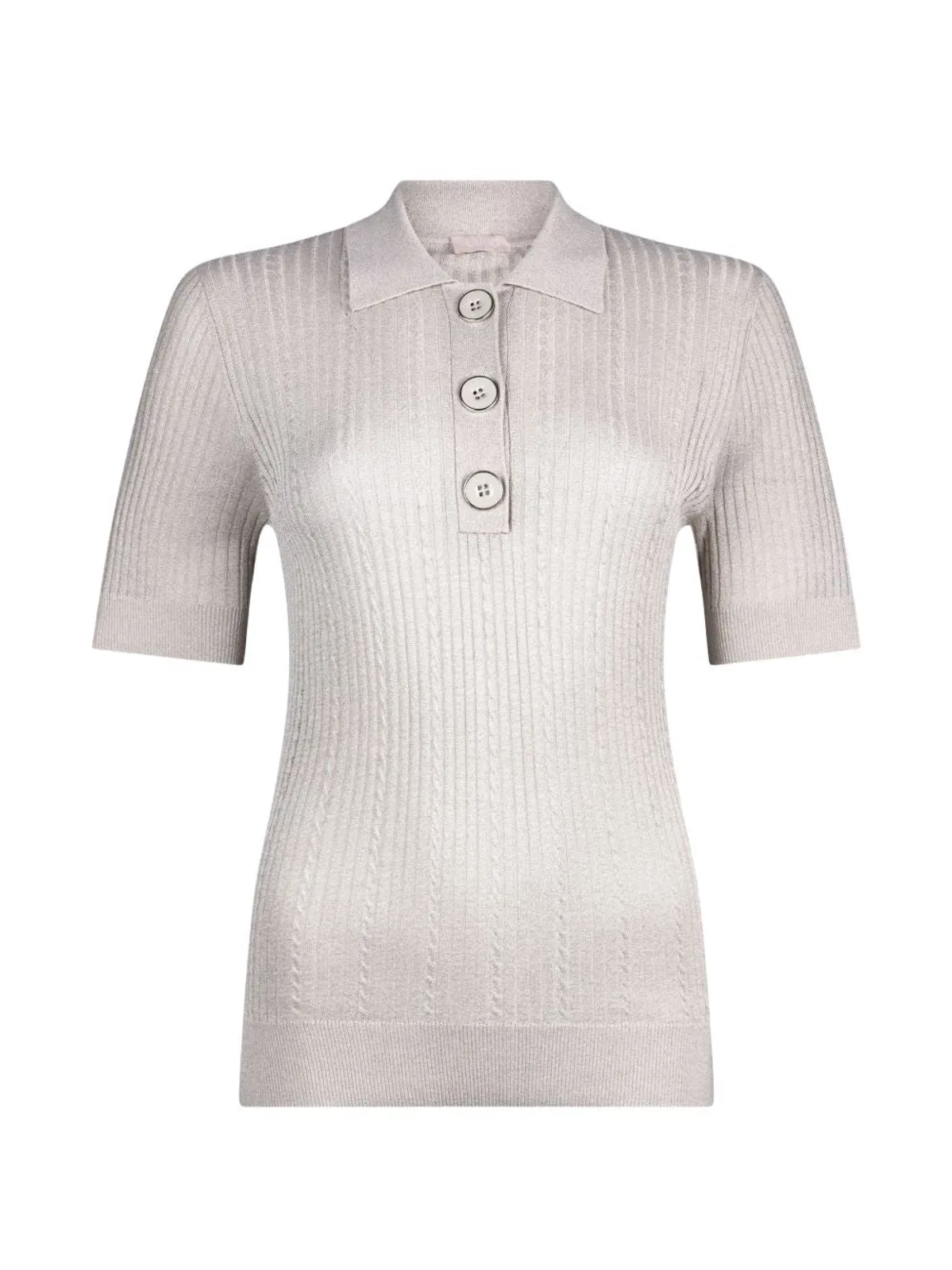 Liu •jo Liu Jo Light Gold Viscose Blend Sweater