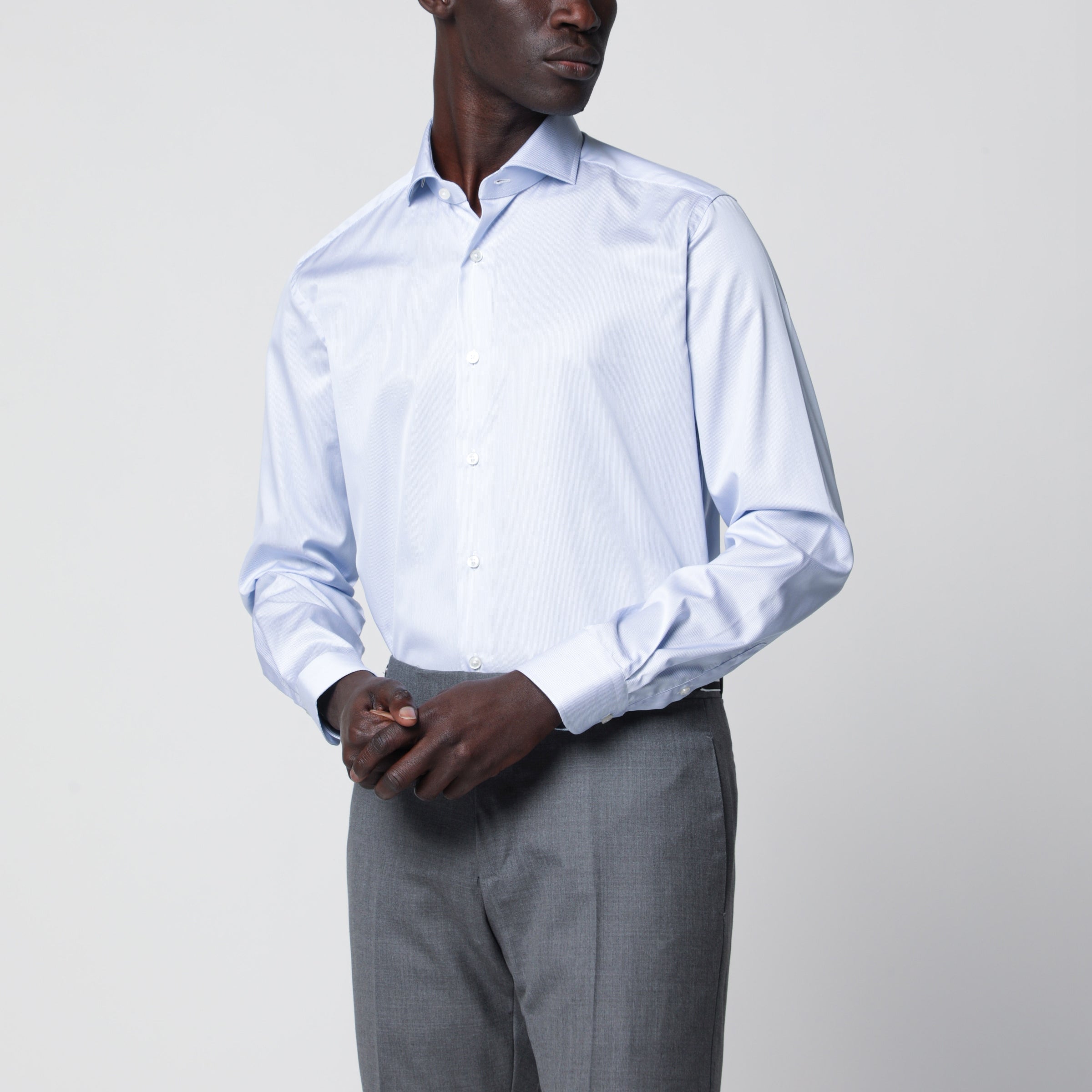 Travel Tailor Fit Light Blue Shirt
