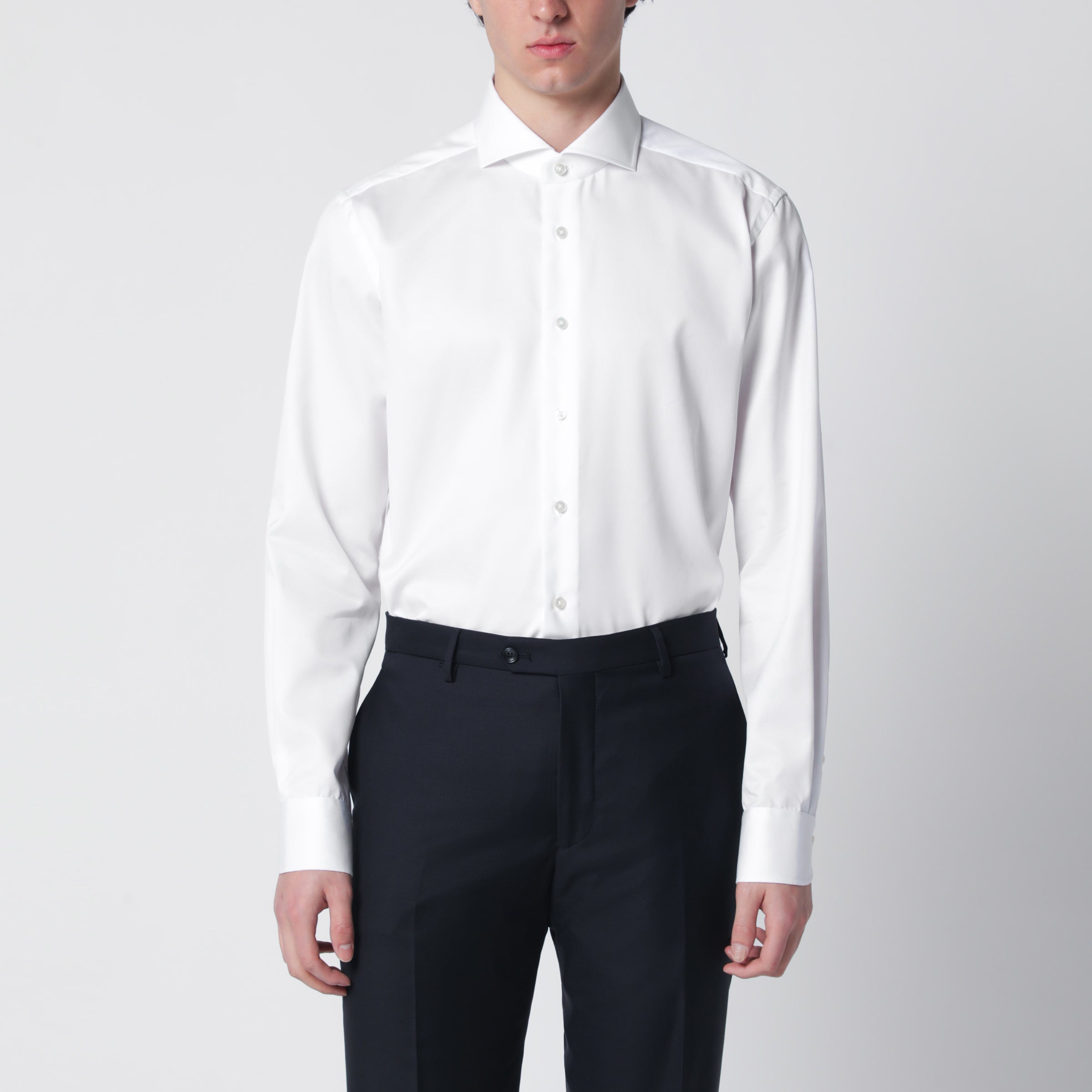 White Travel Cotton Shirt