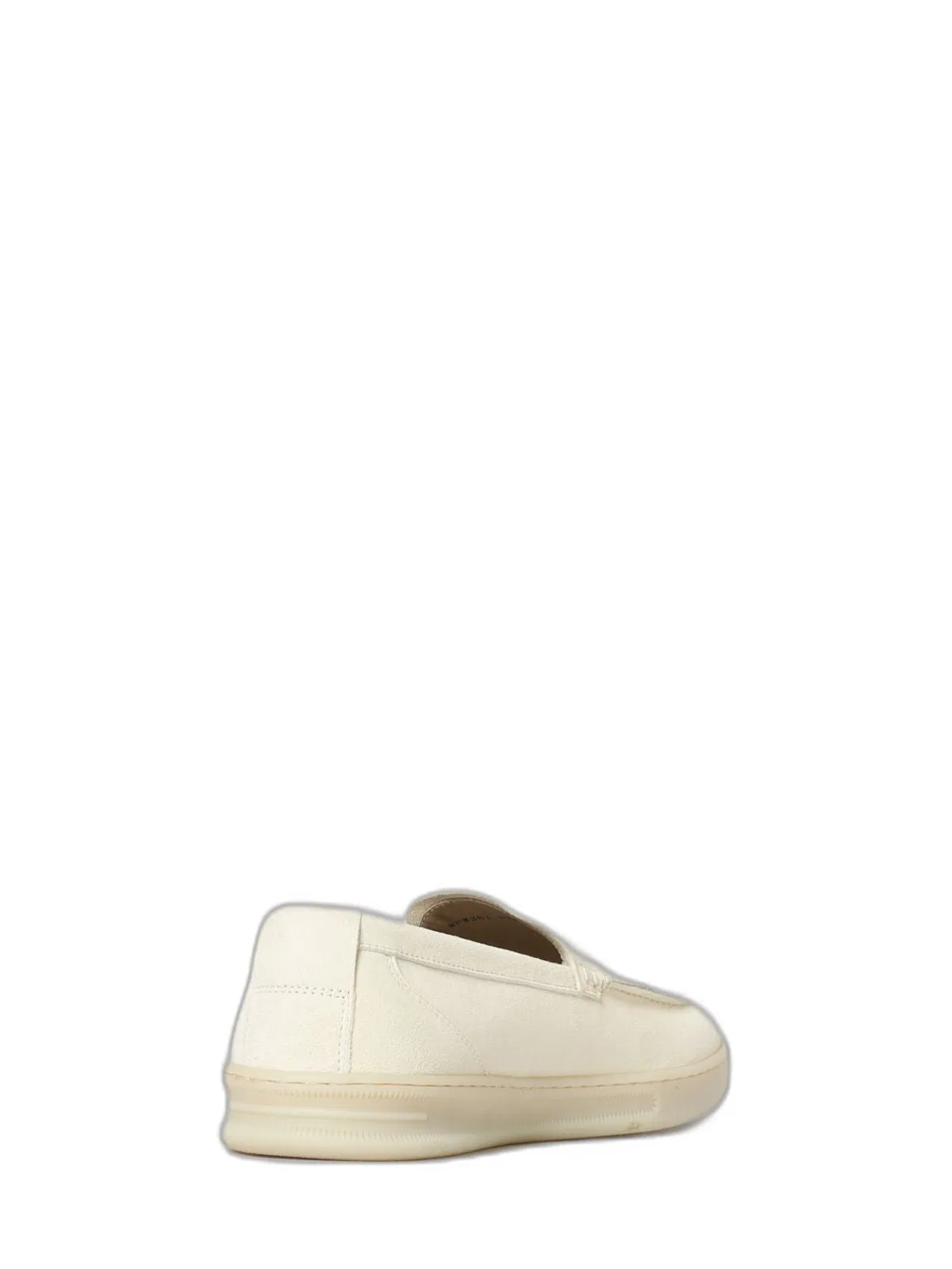 Woolrich Double U Leather Slip On Sneakers In White