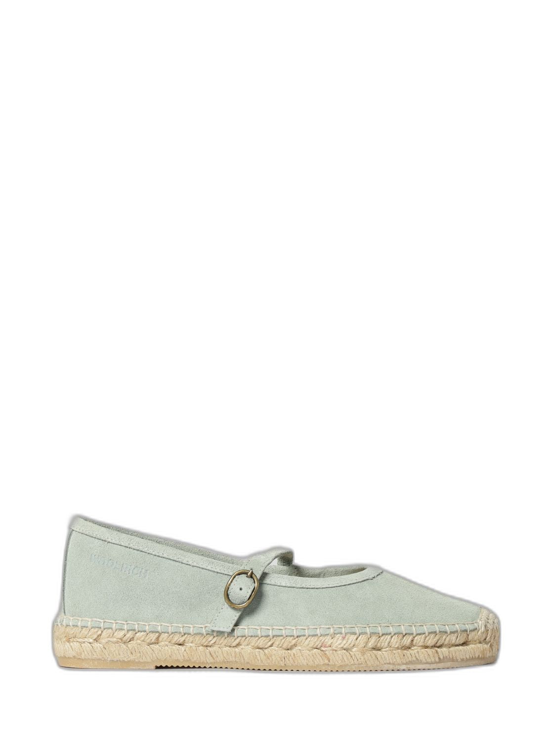Clear Blue Flat Shoes
