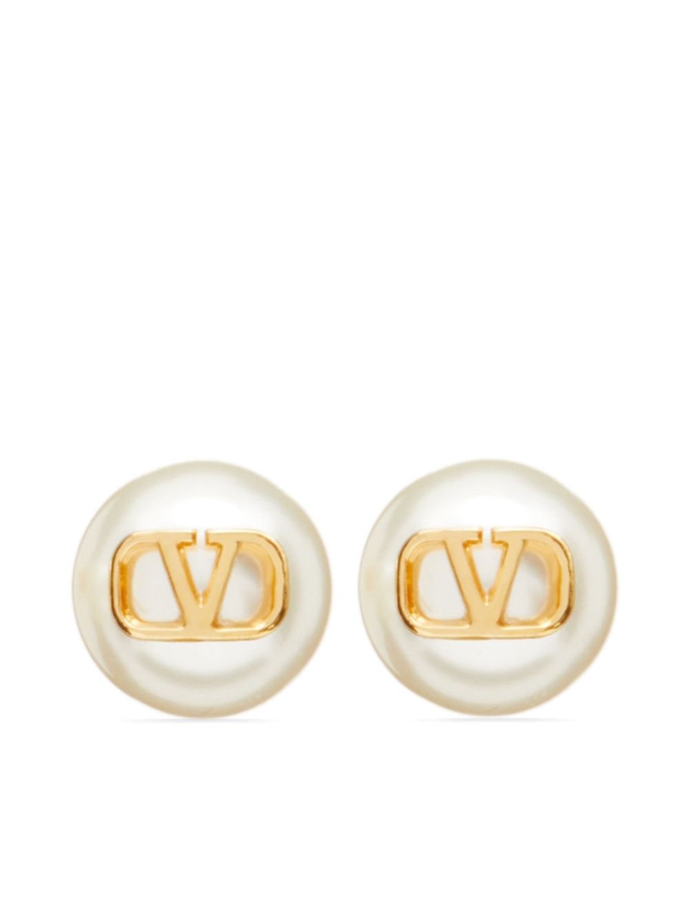 Vlogo Signature Earrings With Pearls