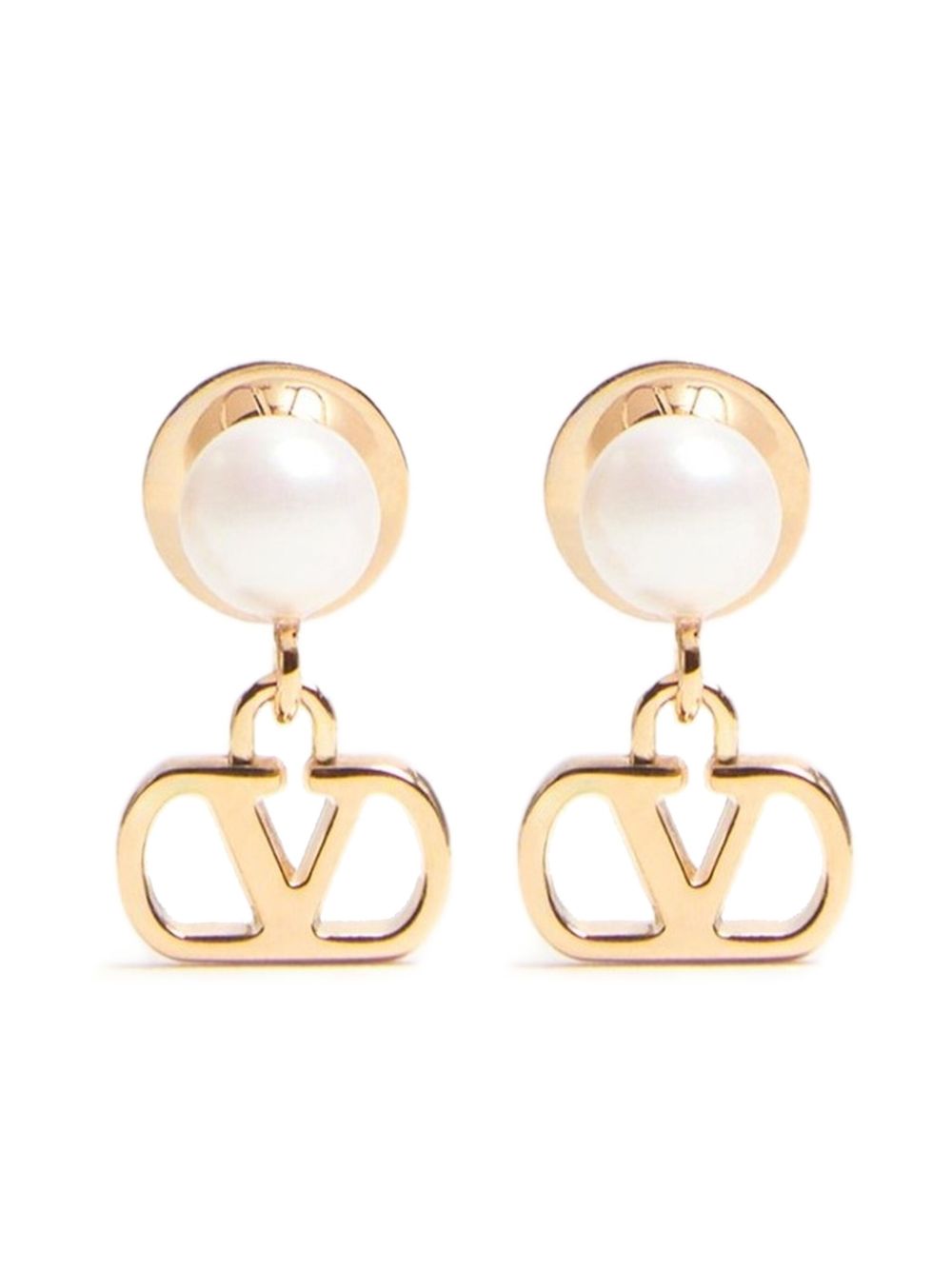 Vlogo Signature Pearl Earrings