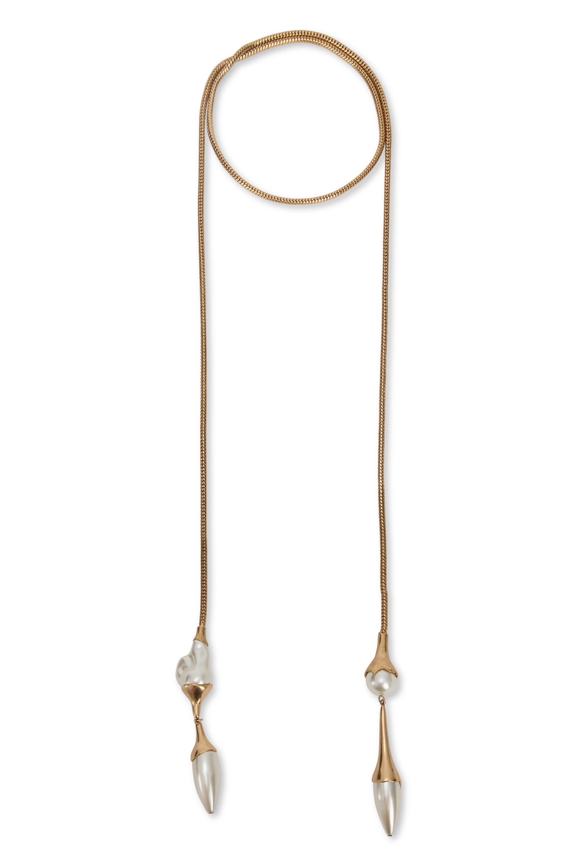 Metal Necklace With Hanging Details