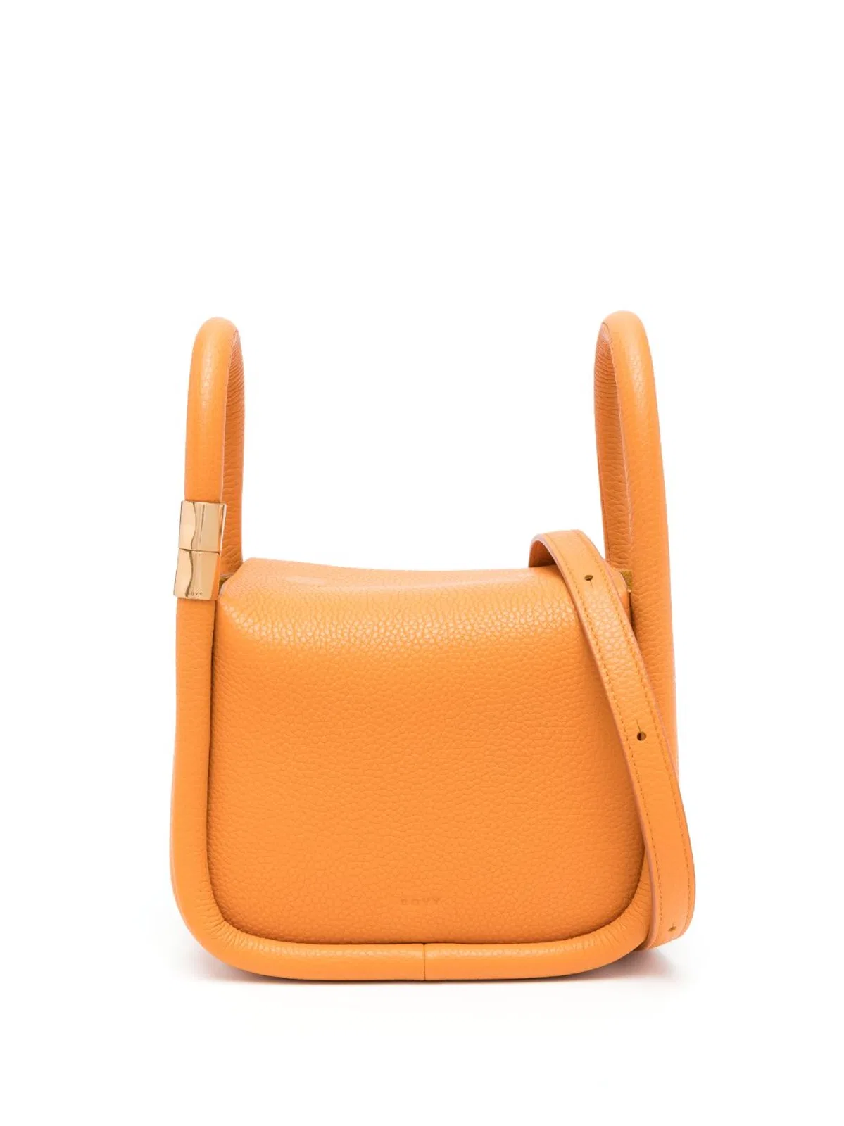Wonton 20 Pebble Leather Handbag
