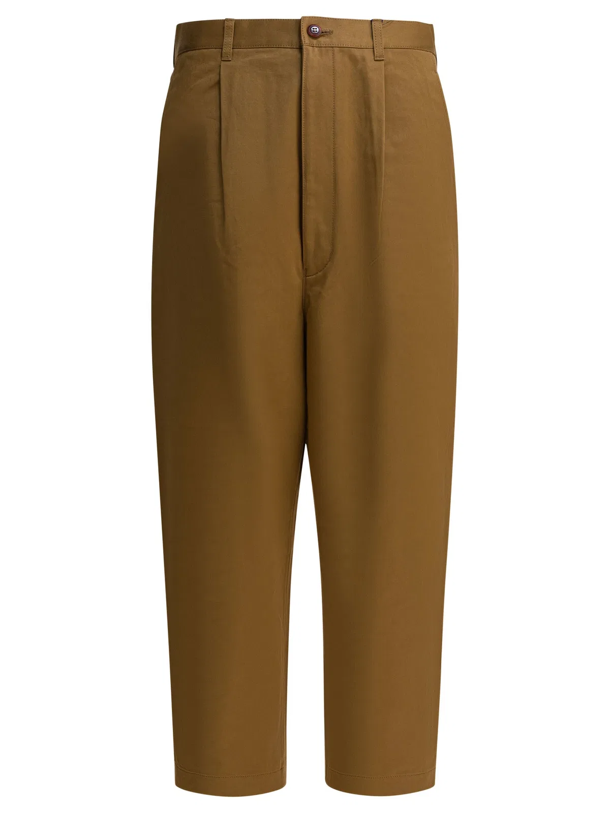 Brown Cotton Trousers