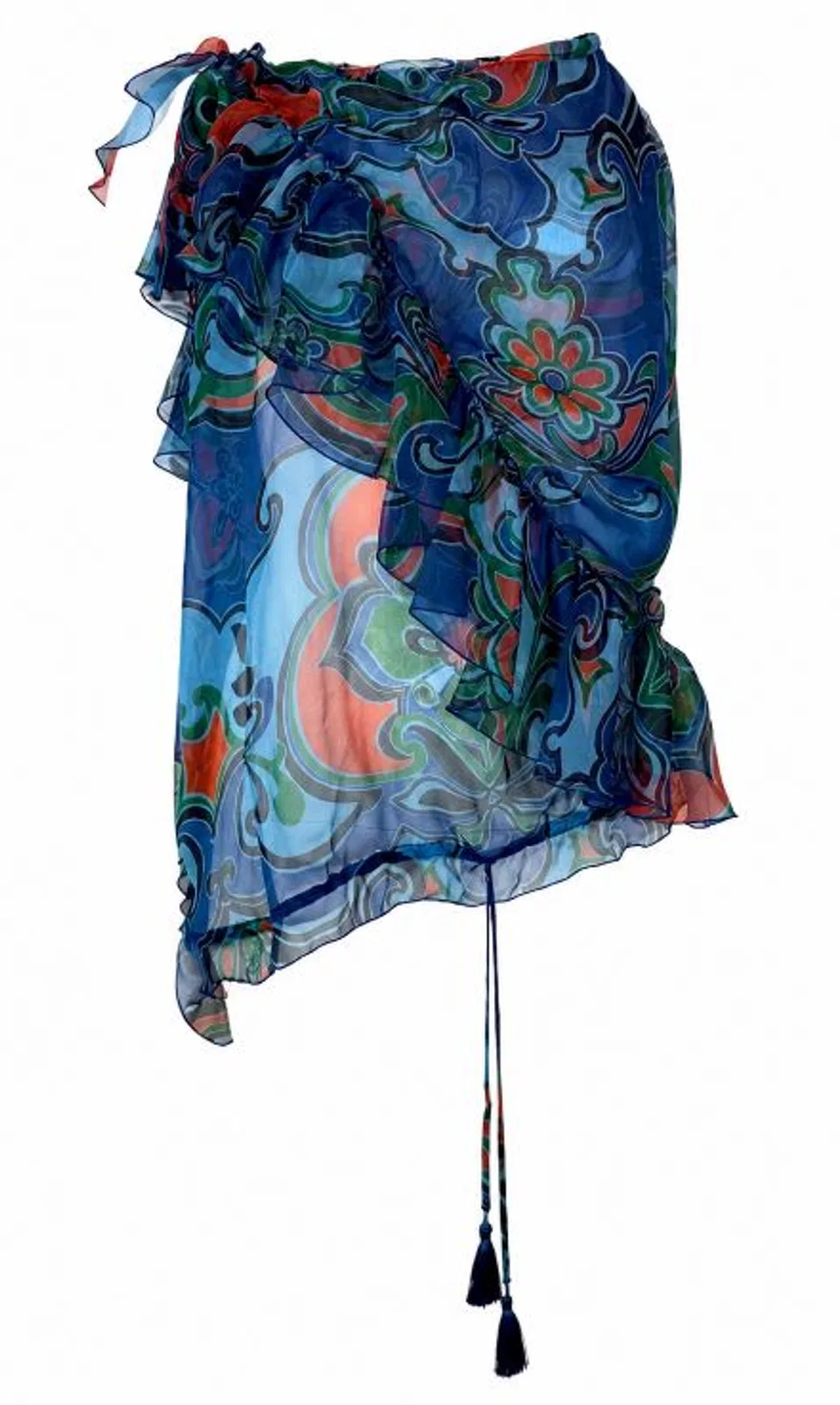 Blue Paisley Print Shirt