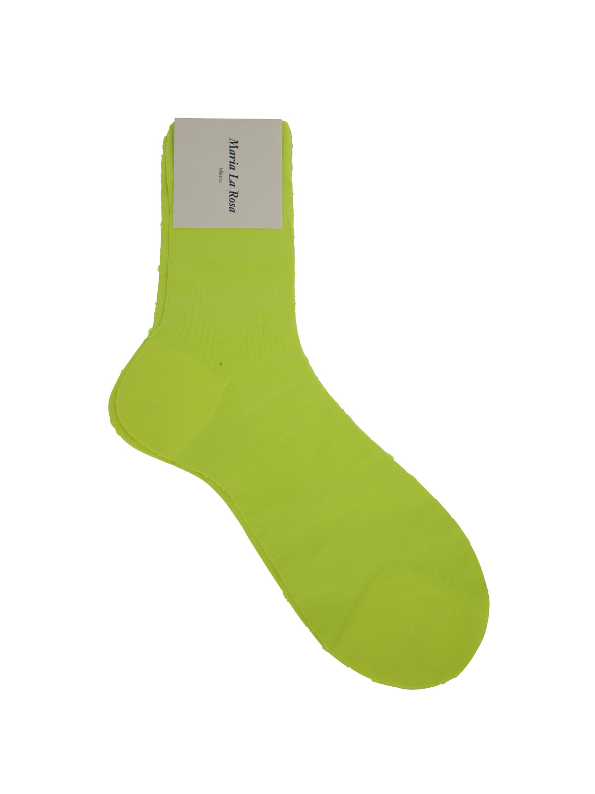 One Ribbed Laminated Socks