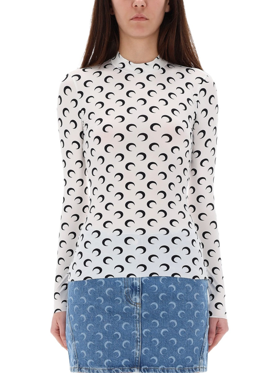 Moon All-Over Slim Top