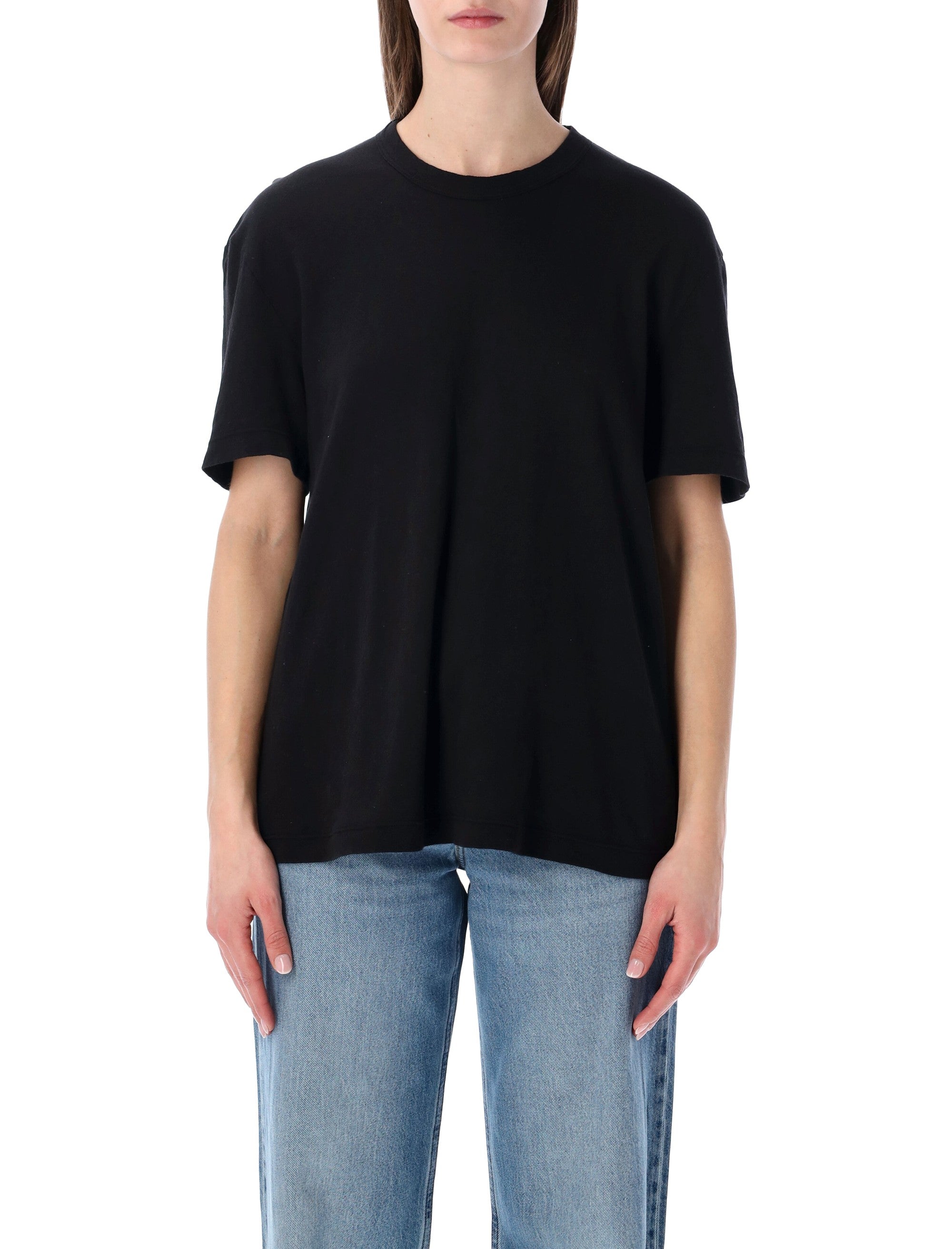 Oversized Crepe Jersey Short Sleeve Tee