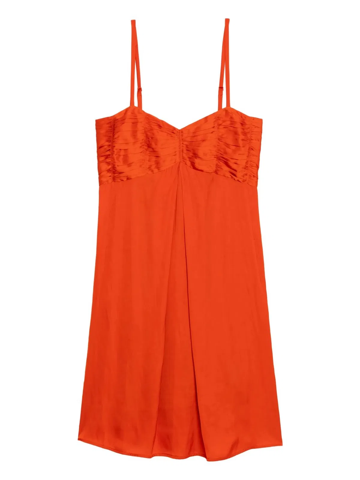 Red Wing Shoes Zadig&voltaire Short Red Satin Straps Dress