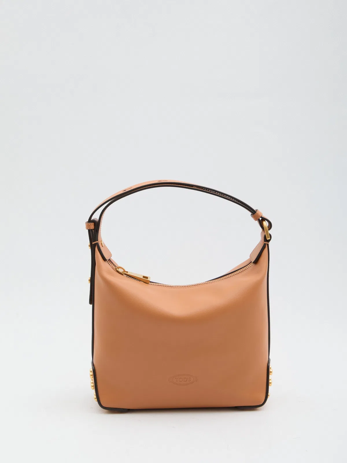 Mini Bag Metal Dots In Leather