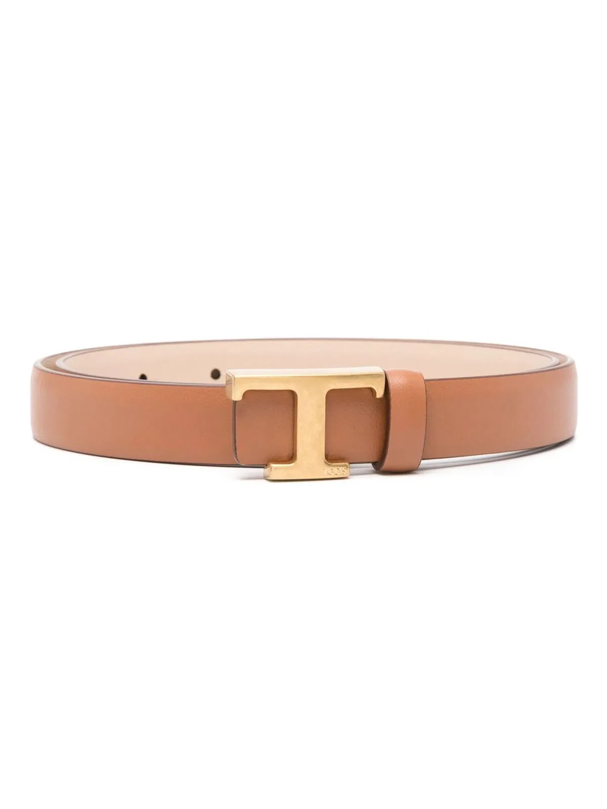 New Fib.rever T Logo Naturale Calf Skin Belt