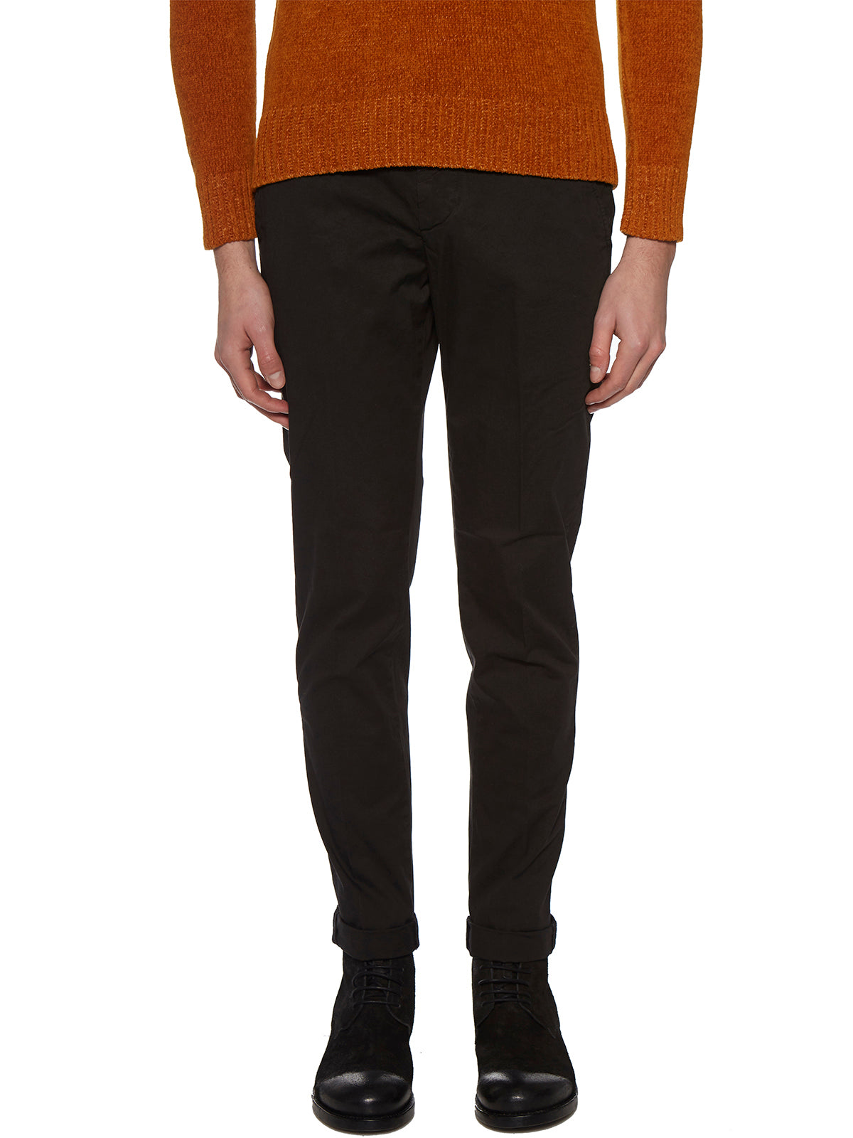 Gabardine Cotton Trousers Mod. Gaubert
