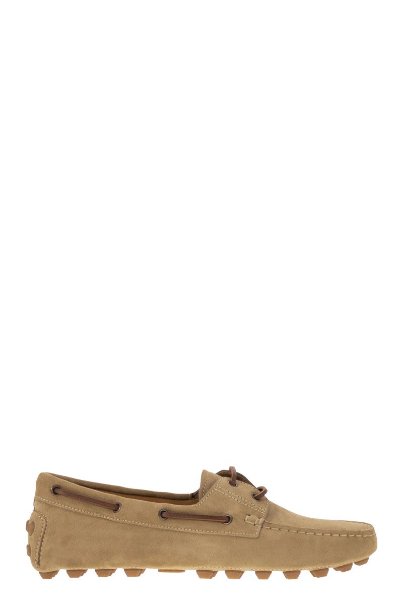 Rubber Bubble Suede Boat