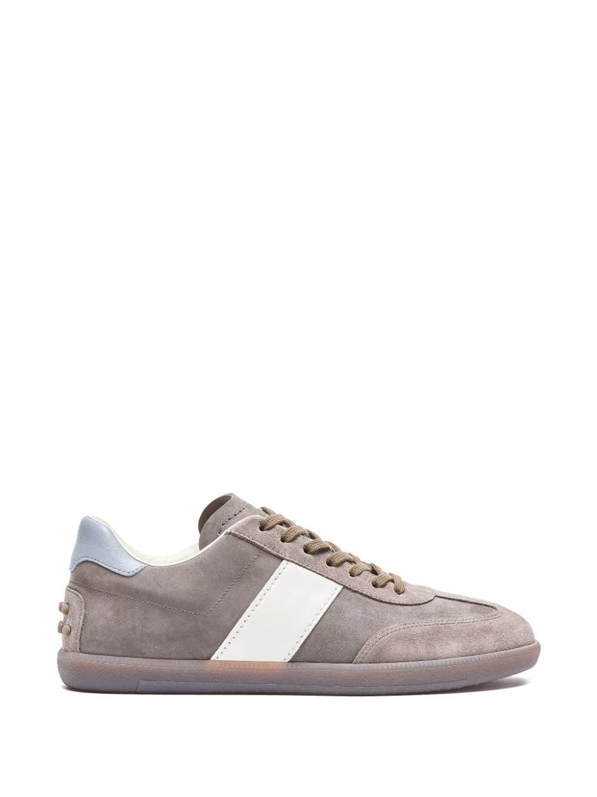 Loam Brown Panelled Lace Up Shoes